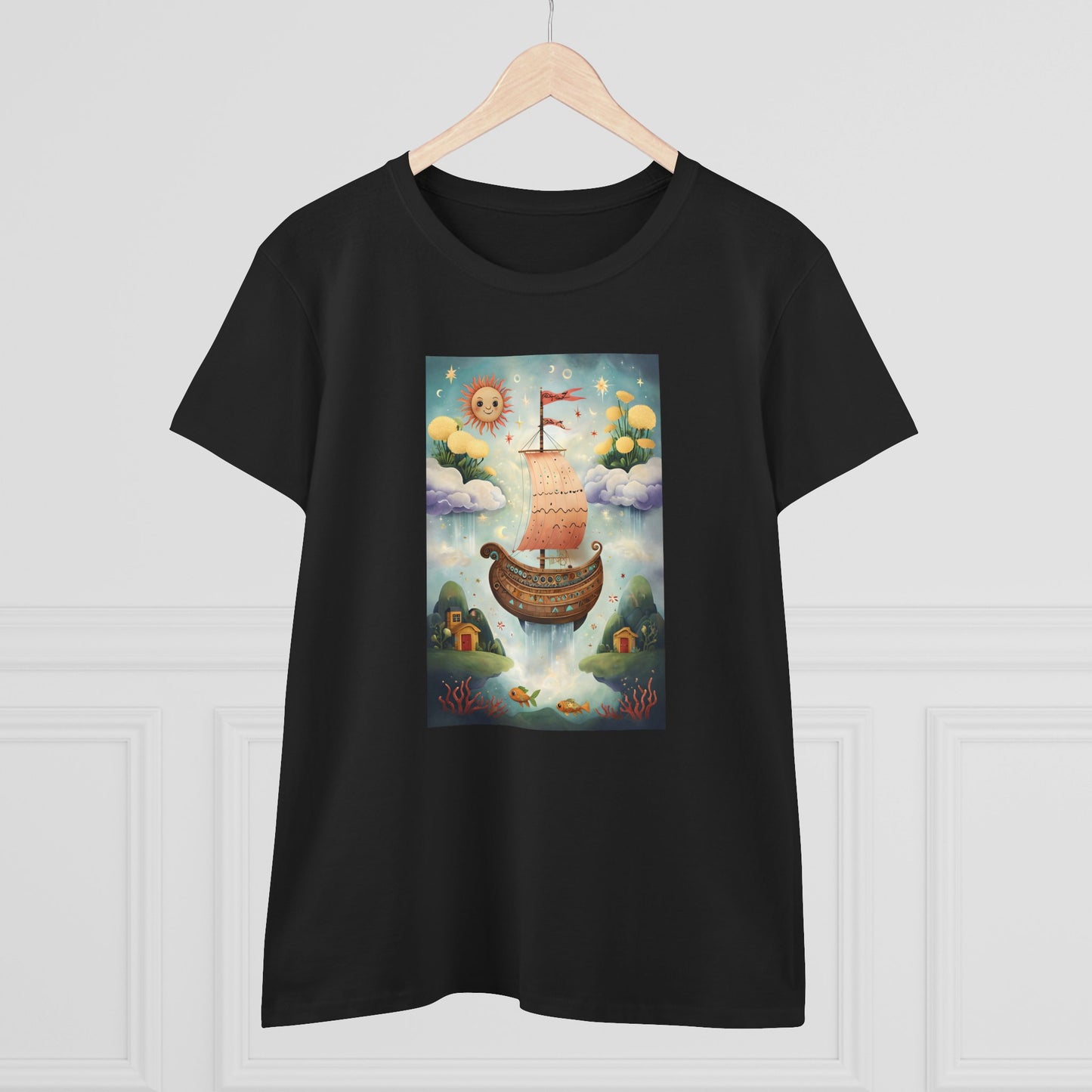 Whimsical Daydreams Tee, Casual Summer Shirt, Gift for Dreamers, Travel Vibes Tee, Inspirational Quote Top