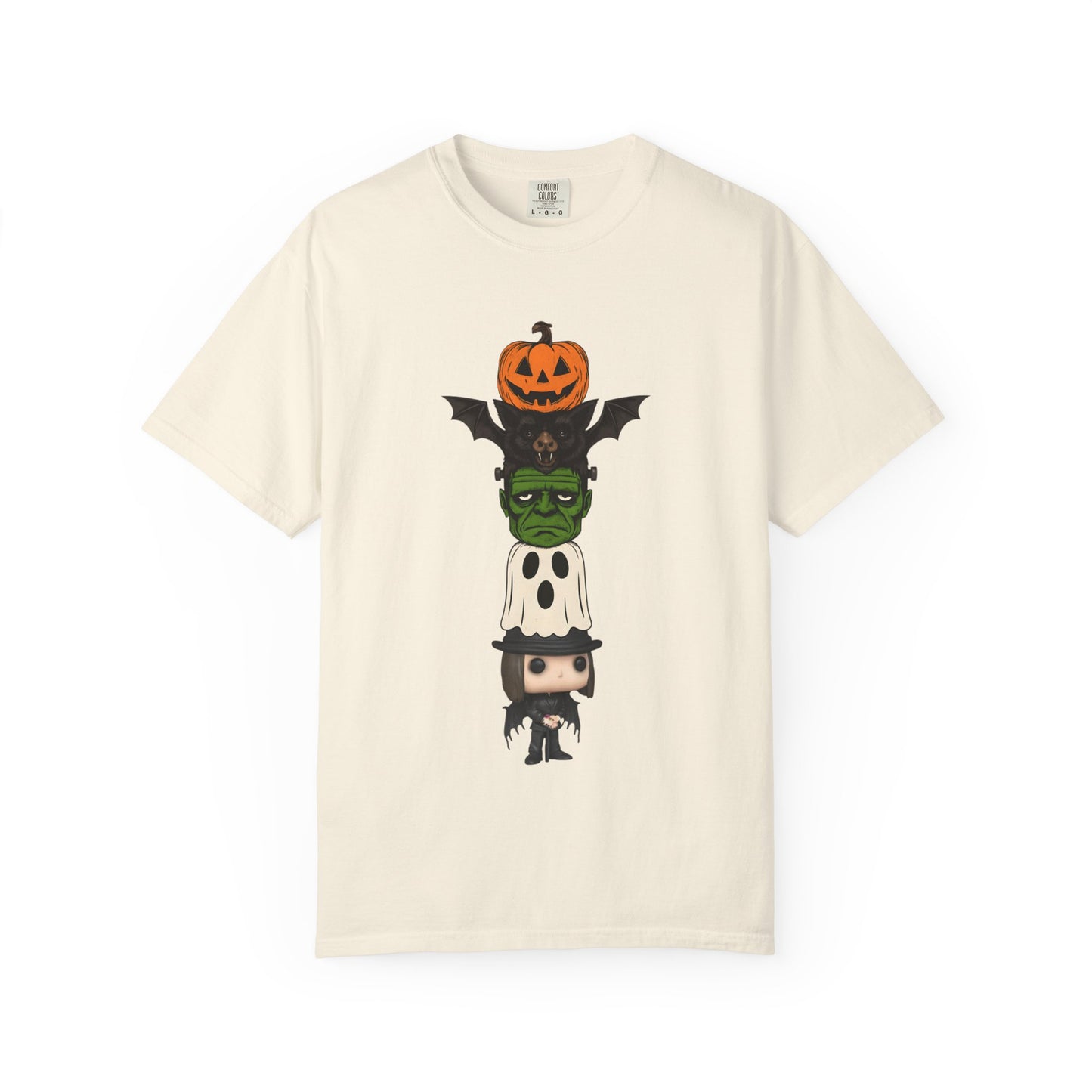 Prince of Darkness Halloween Tower T-shirt, Unisex Halloween Tee, Spooky Graphic Shirt, Fall Costume Top, Fun Ghost T-shirt, Trick or Treat Apparel