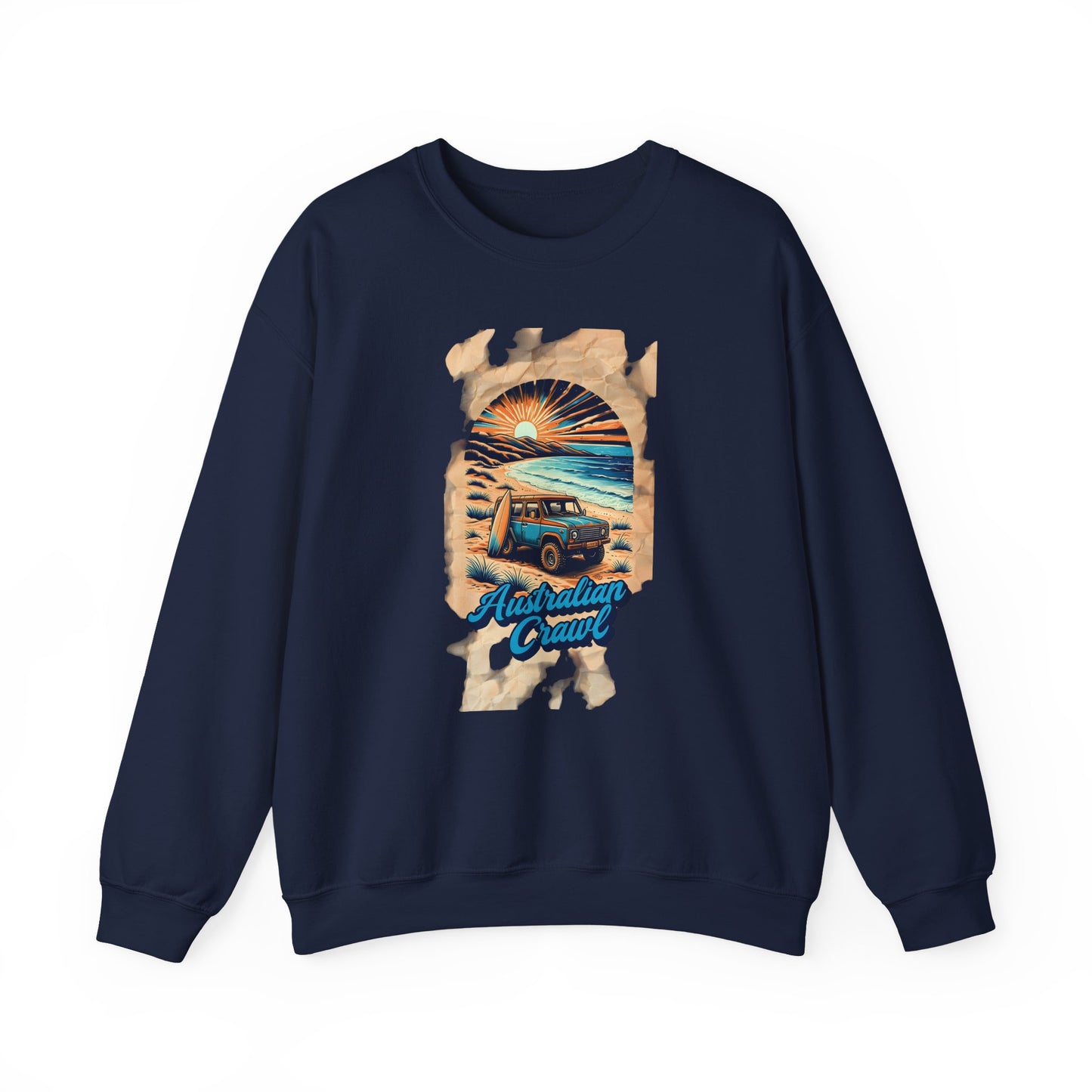 Crewneck Sweatshirt - Australian Crawl Design
