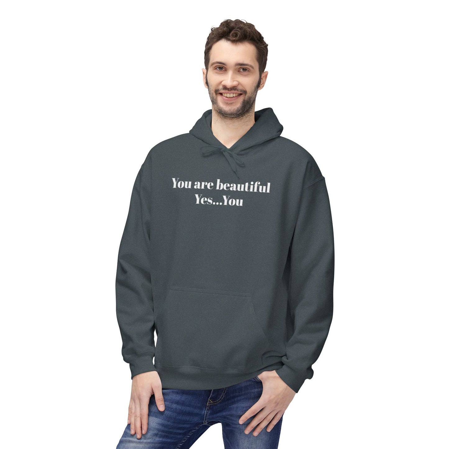 Positive Vibes Unisex Hoodie - You Are Beautiful, Happiness Ahead Sweatshirt, Inspirational Gift, Self-Love Apparel, Cozy Comfort