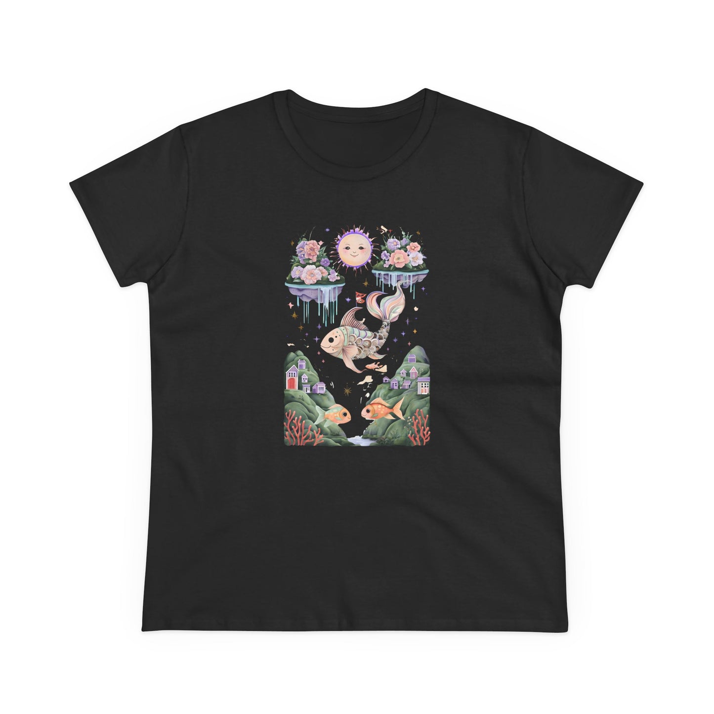 Whimsical Dreamcatcher Tee - Fun Graphic Cotton T-Shirt for Daydreamers, Casual Wear, Gift for Her, Summer Top, Unique Artwork