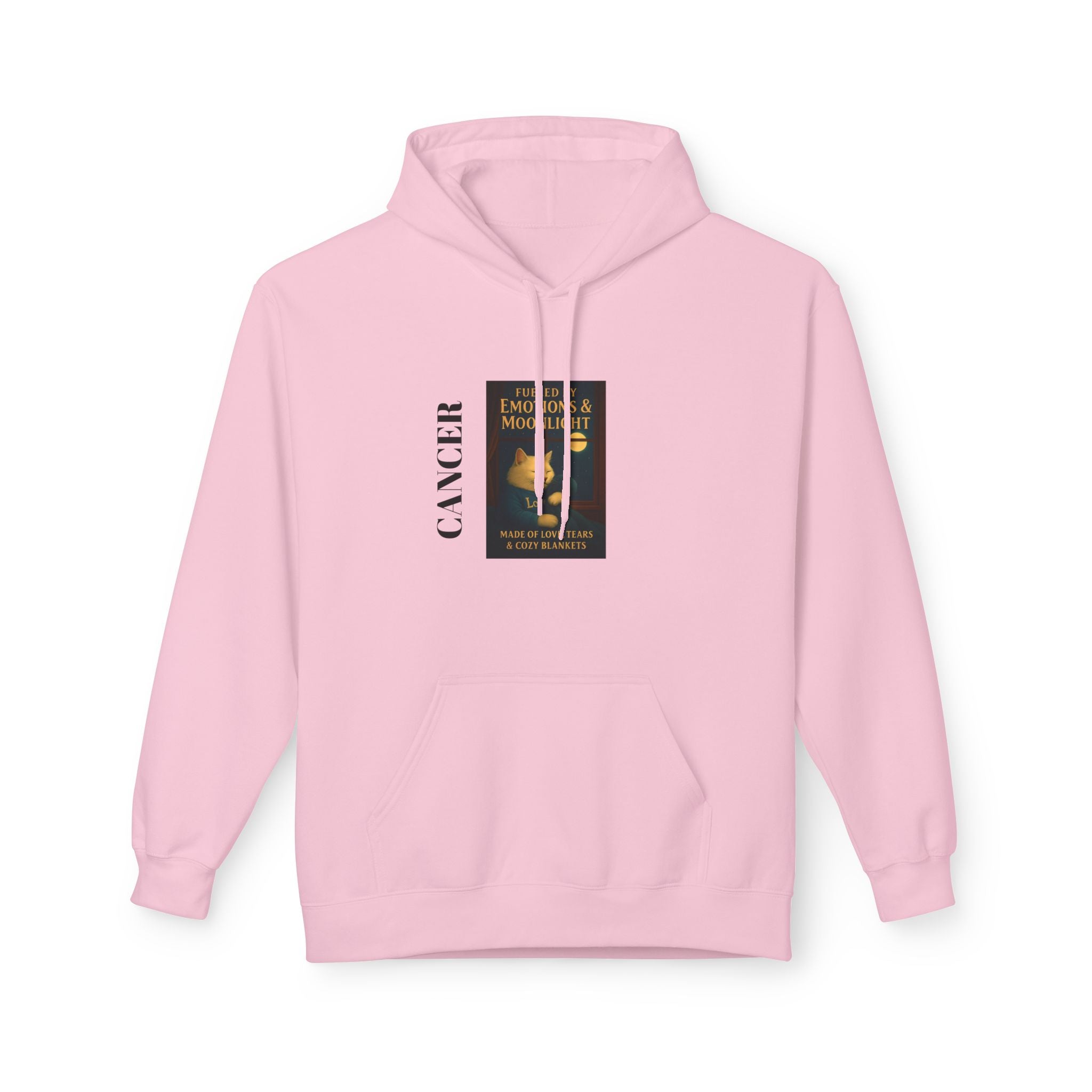 Cancer Zodiac Cat Moonlight Hooded Sweatshirt
