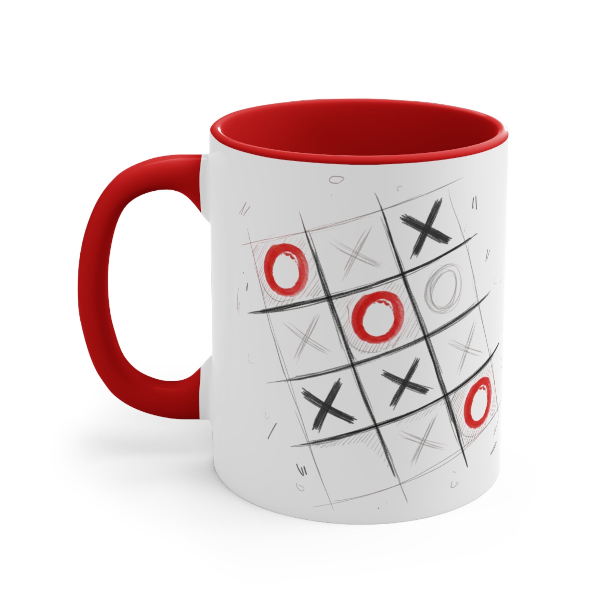 "The Couple" Noughts & Crosses Accent Mug  11oz