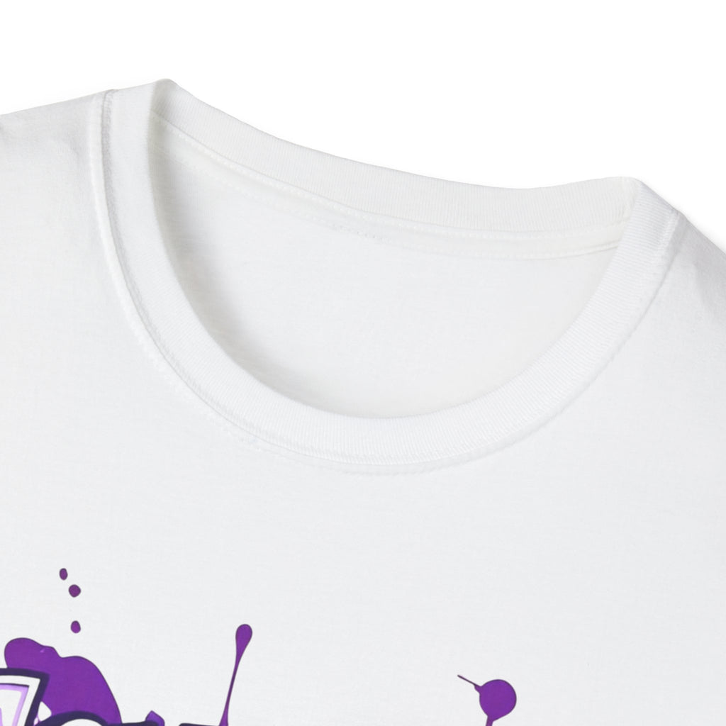 Songbird Graffiti T-Shirt Ladies — Purple Drip Streetwear Tee
