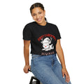 Black baby Christmas T-shirt with reindeer graphic and “MUMMA 2025” text