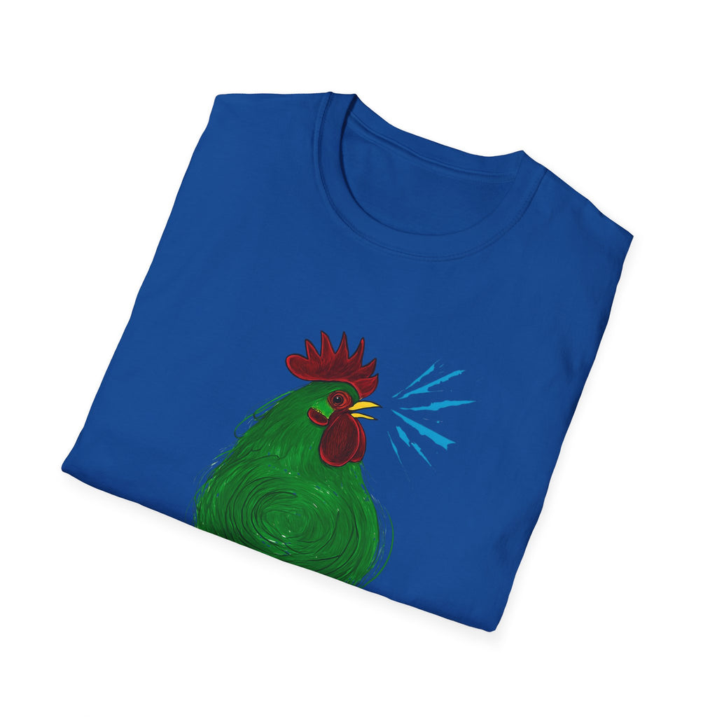 Funny Chicken Graphic T-Shirt, Humor Tee, Farm-Inspired Apparel