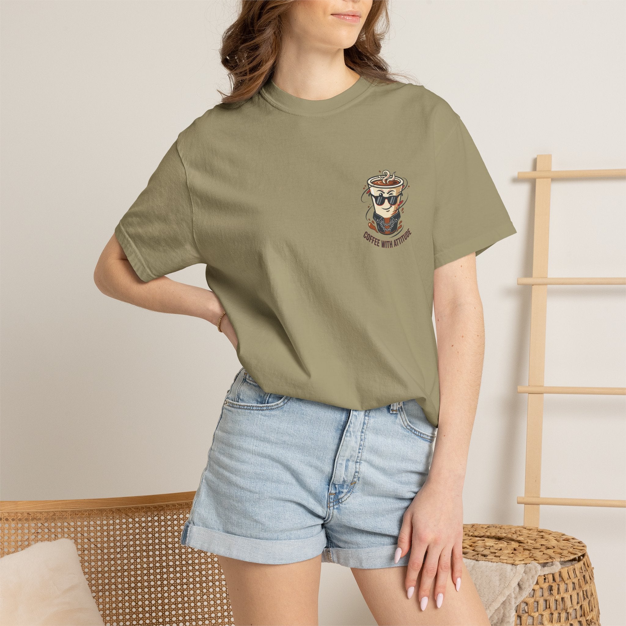 Running on Coffee & Attitude Mum T-Shirt