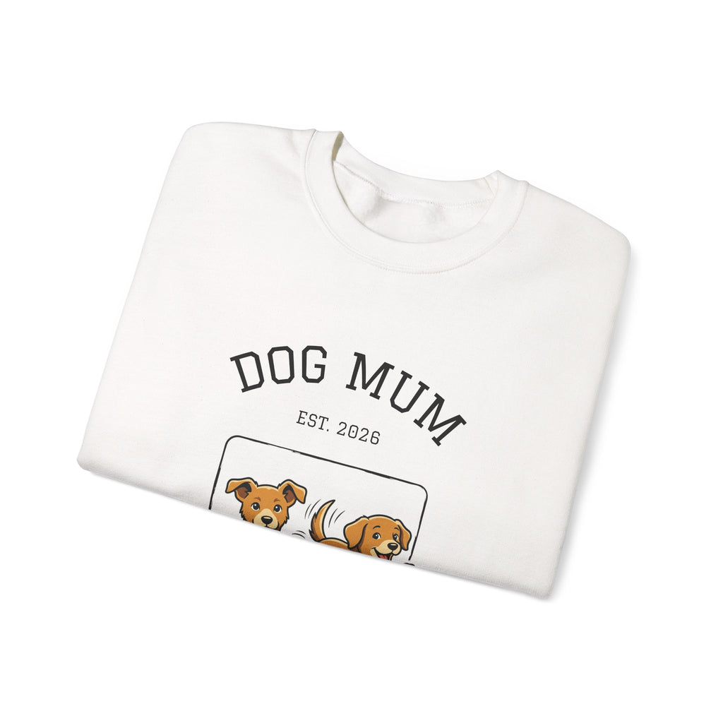 Dog Mum Crewneck Sweatshirt — Cute Dog Mom Graphic