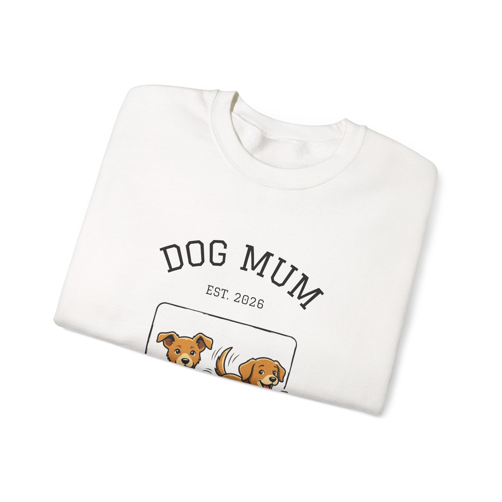 Dog Mum Crewneck Sweatshirt — Cute Dog Mom Graphic