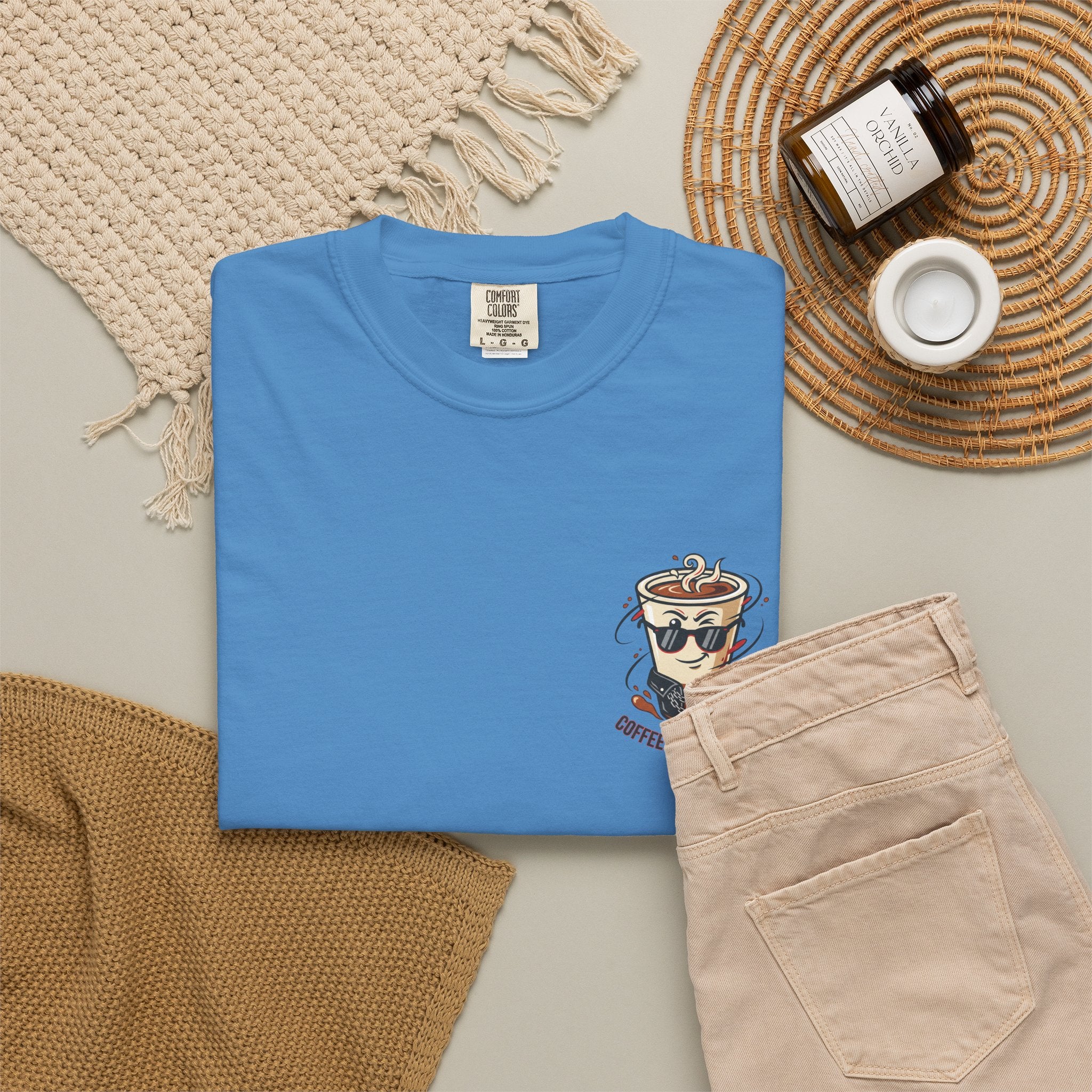 Running on Coffee & Attitude Mum T-Shirt