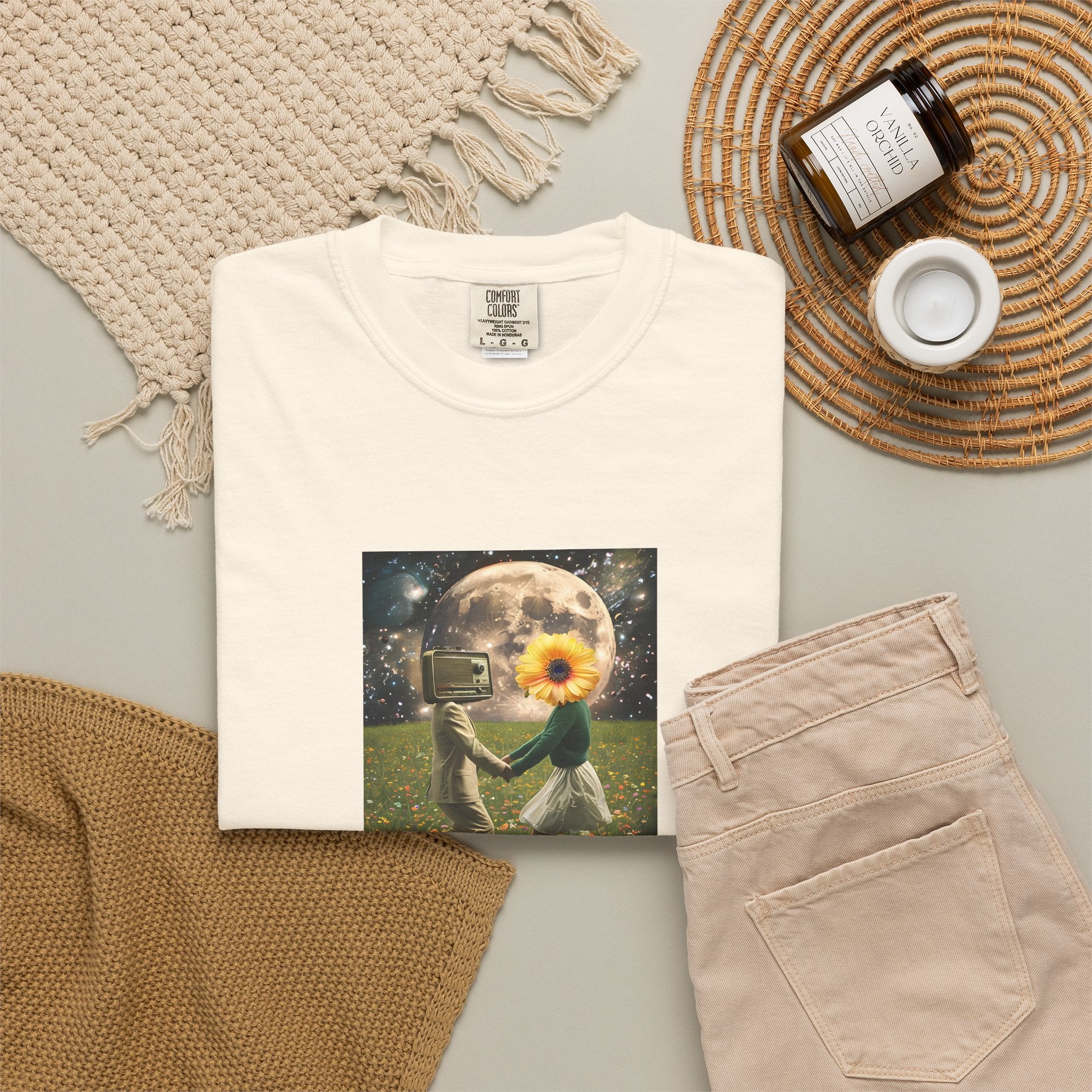 Whimsical Magic Women's Tee - Unique Cotton T-Shirt with Wild Nature Graphic, Perfect Witchy Gift