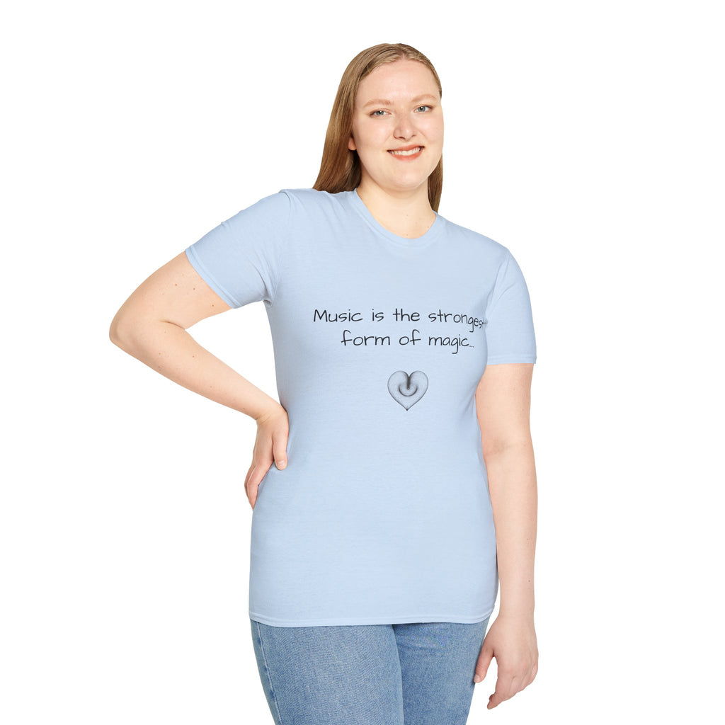 Music is the Strongest form of Magic Inspirational - T-Shirt