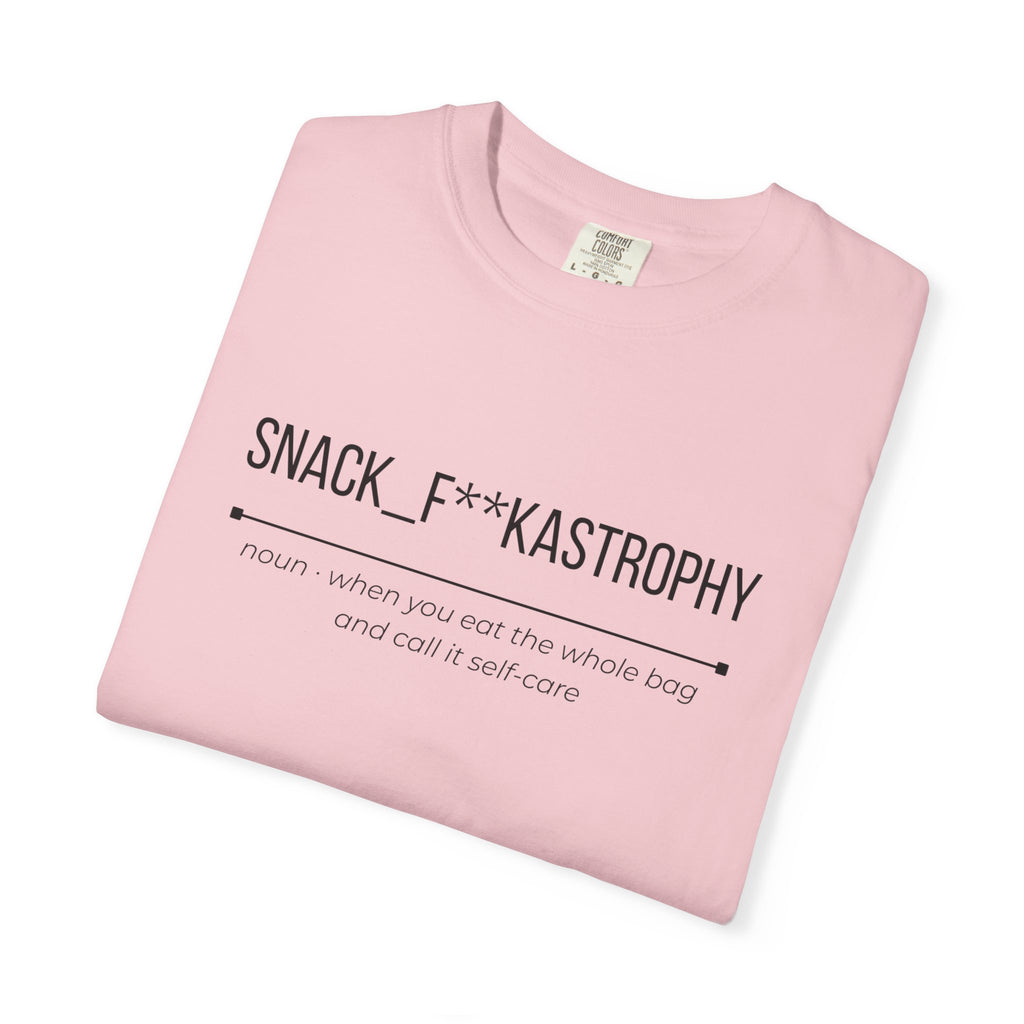 SNACK F**KASTROPHY Shirt – Funny Snack Chaos Tee | Relatable Graphic T-Shirt
