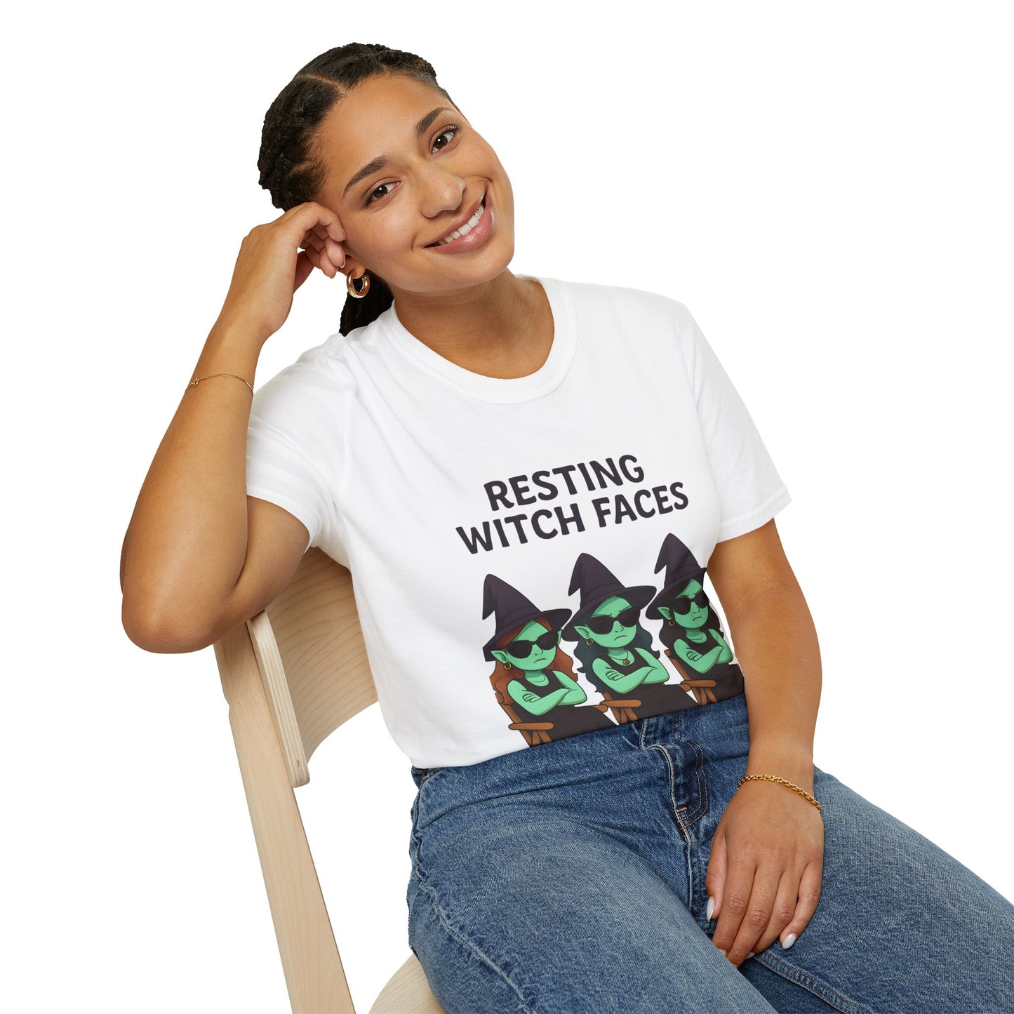 Resting Witch Faces Unisex Softstyle T-Shirt | Cute Halloween Tee, Witch Shirt, Gifts for Her, Spooky Season Apparel, Comfortable [...]