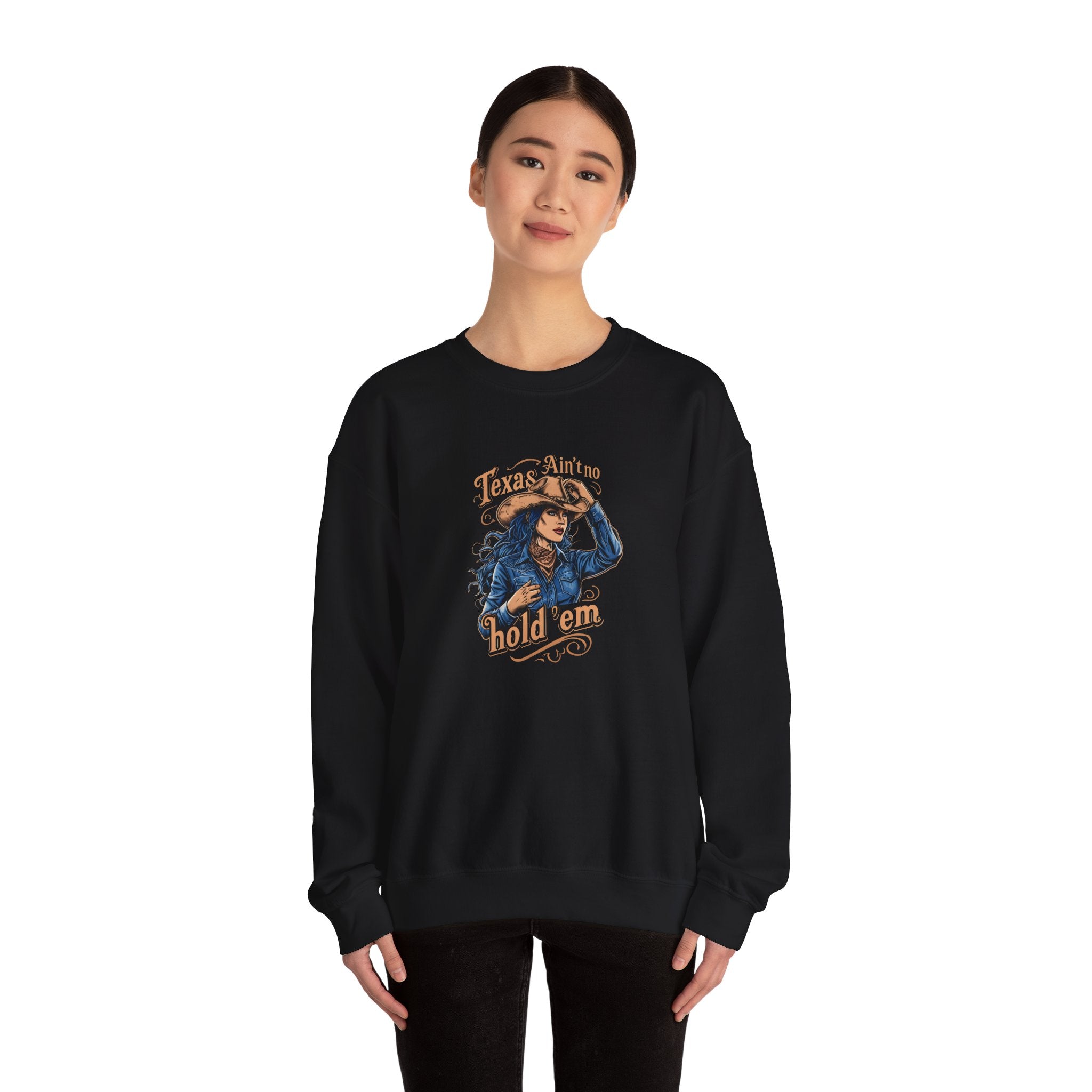 Texas Hold em Sweatshirt - Unisex Heavy Blend Crewneck