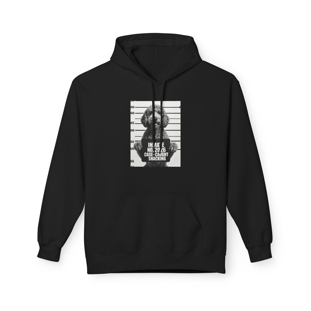 Black hoodie with front chest text "SNACK DEALER SINCE 2025".