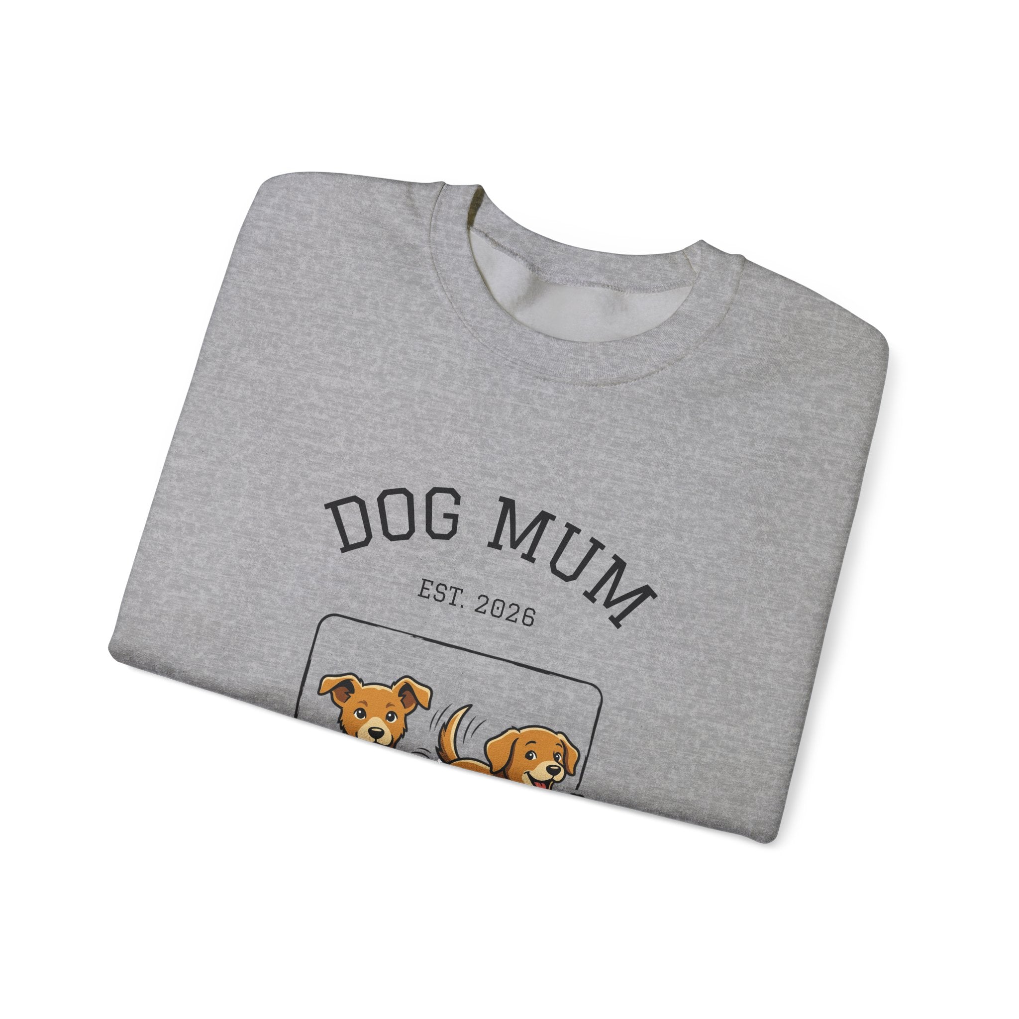 Dog Mum Crewneck Sweatshirt — Cute Dog Mom Graphic