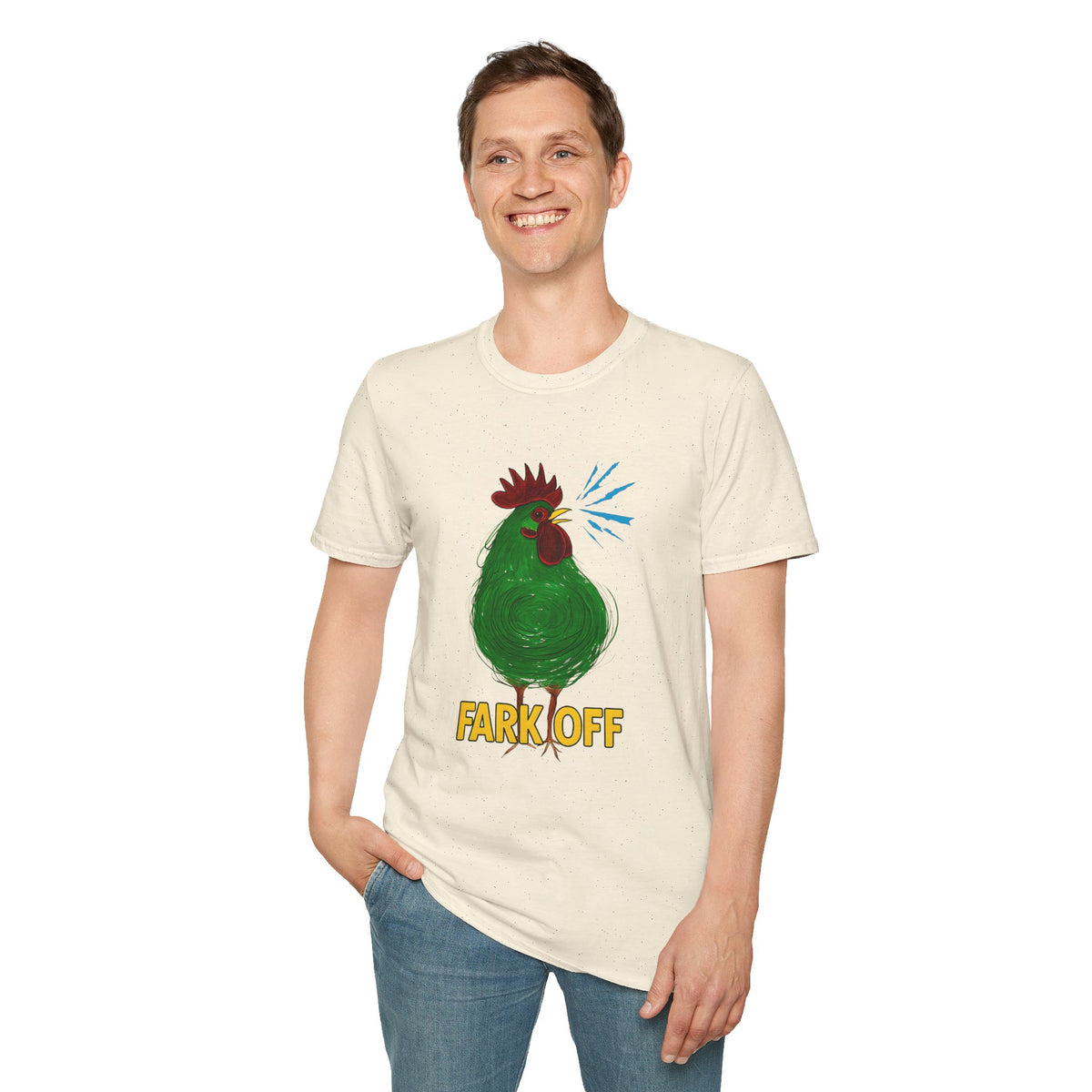 Funny Chicken Graphic T-Shirt, Humor Tee, Farm-Inspired Apparel