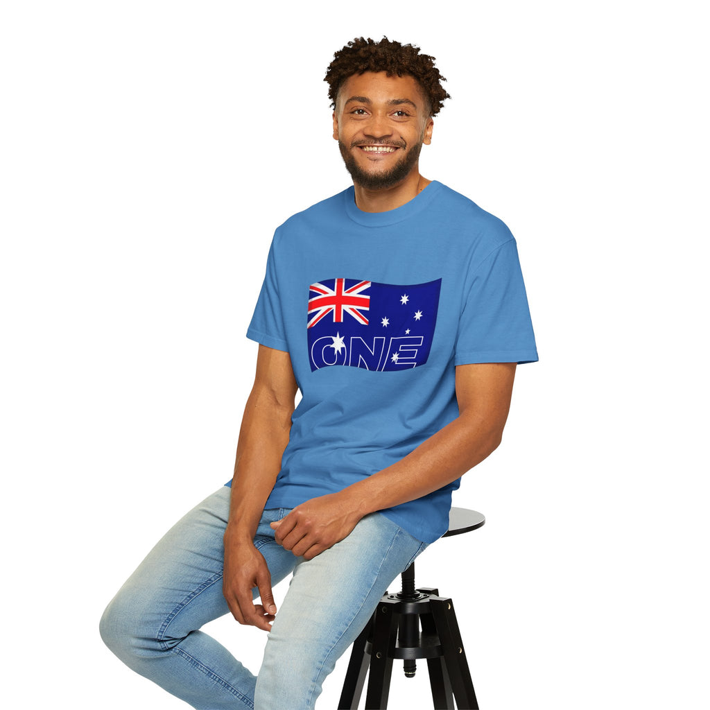 Australia Flag "One" Graphic T-Shirt