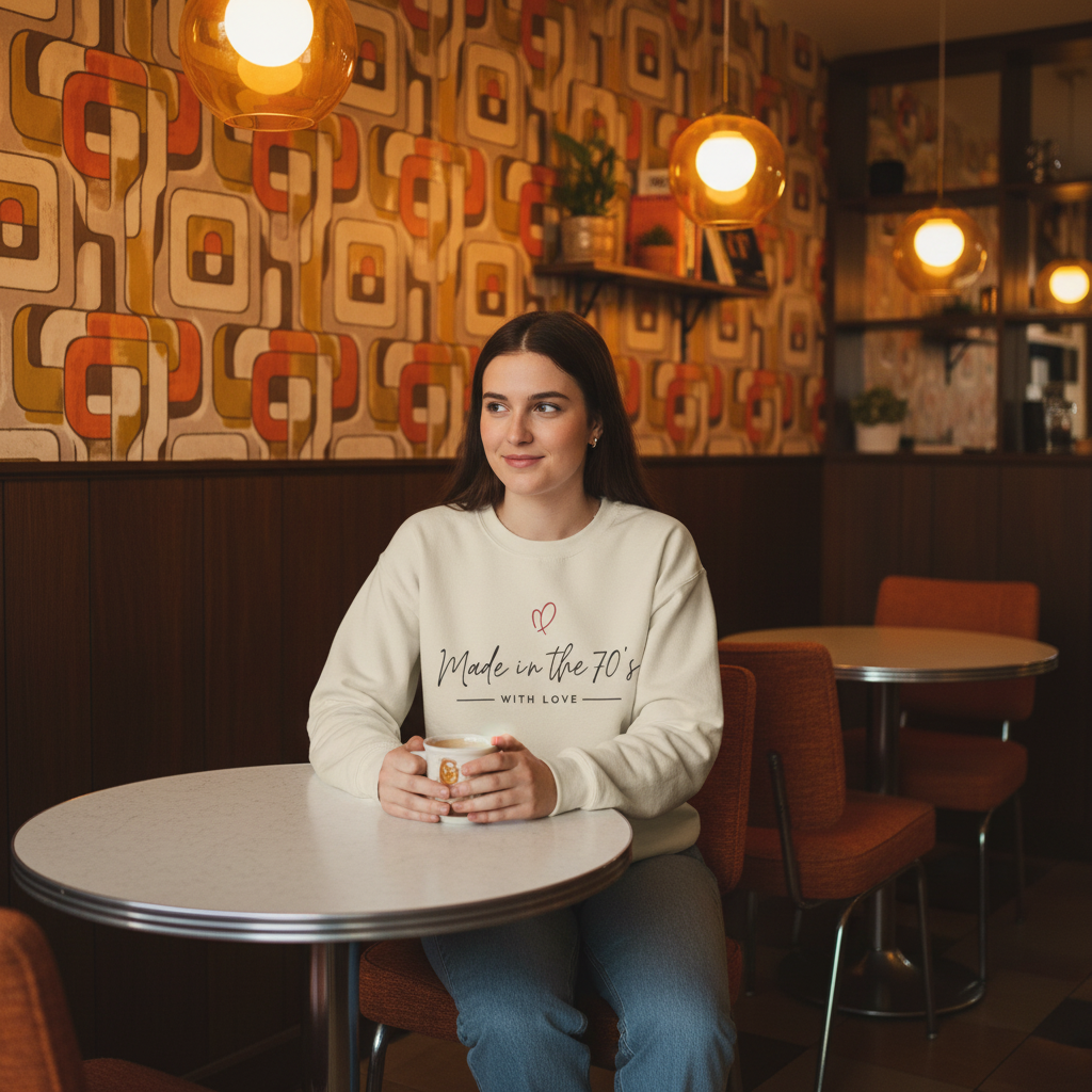 Made in the 70's Unisex Heavy Blend™ Crewneck Sweatshirt - Made in the 70's with love..