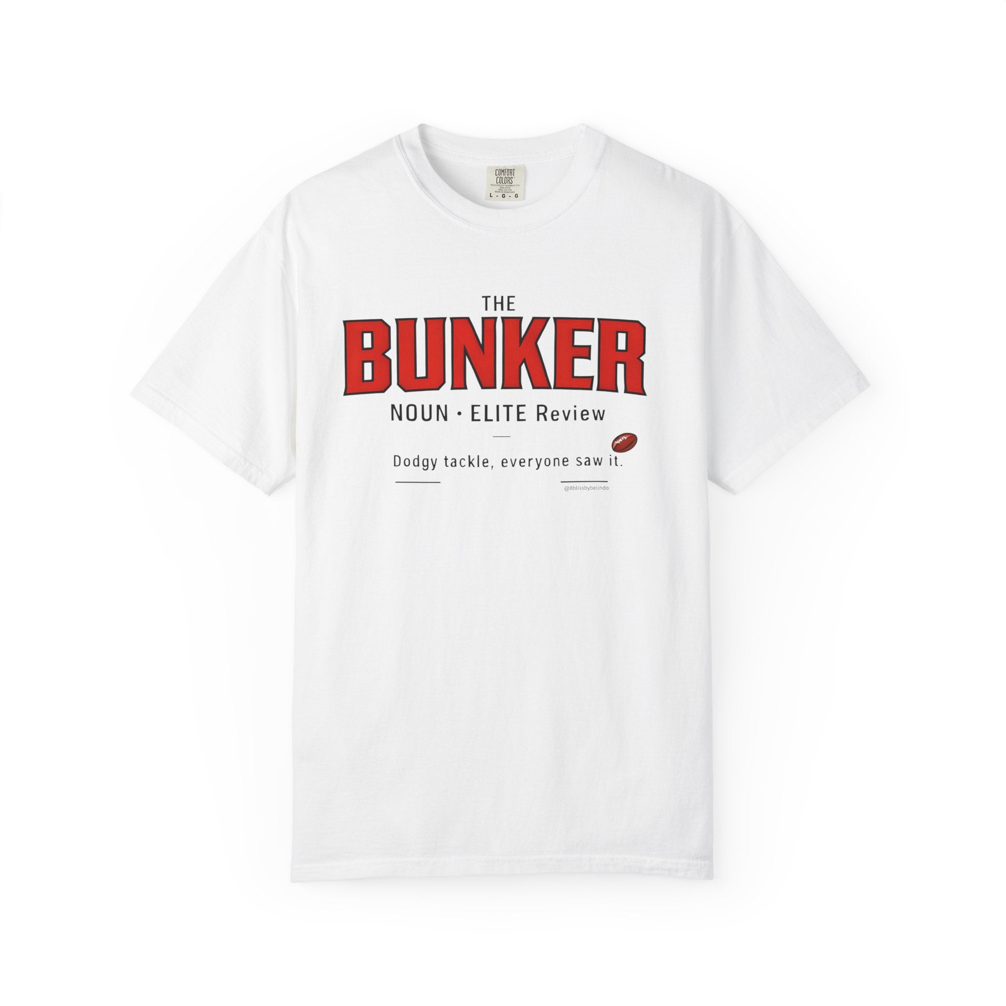 The Bunker Graphic T-Shirt — 'The Bunker' Sports Humour Tee with Definition Print