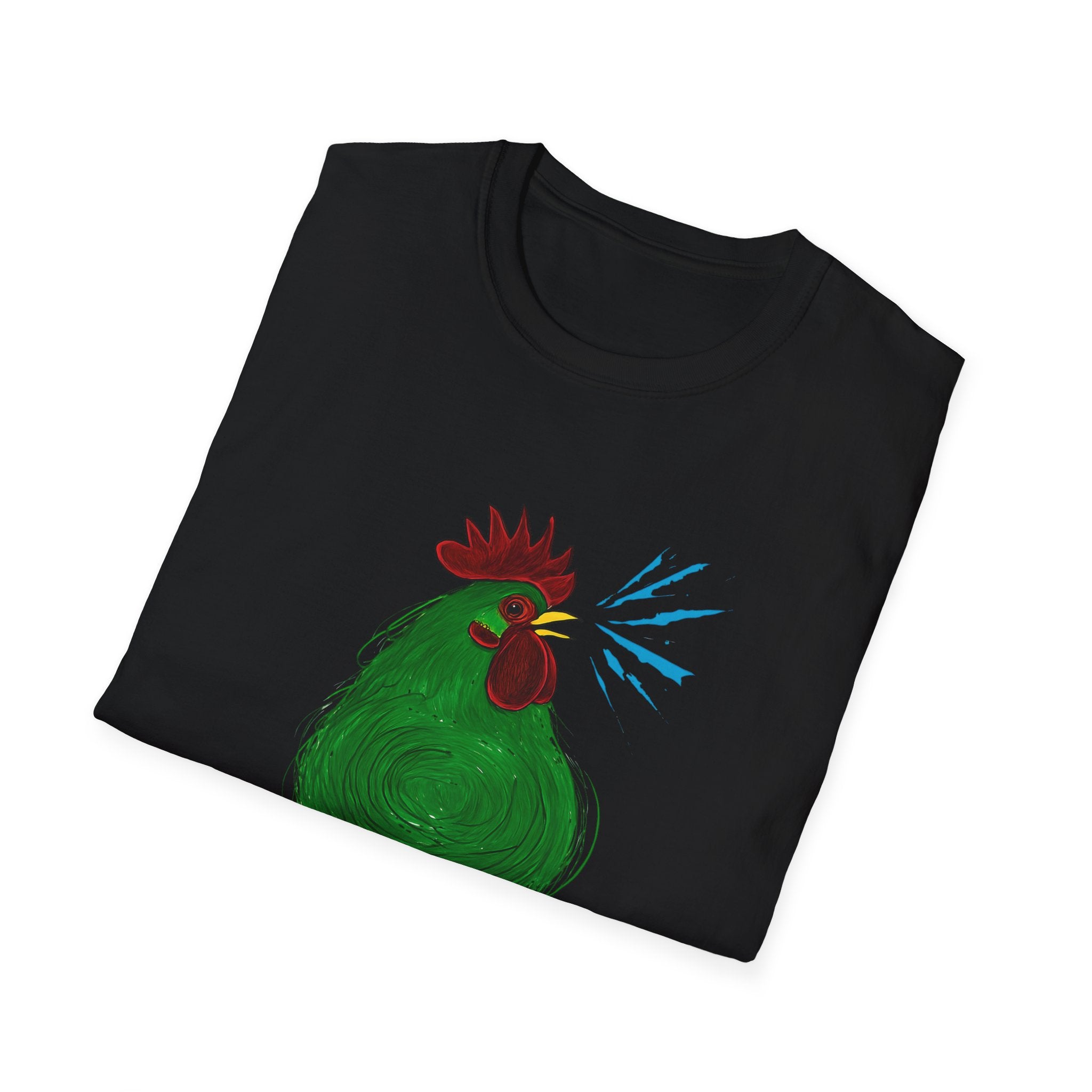 Funny Chicken Graphic T-Shirt, Humor Tee, Farm-Inspired Apparel, Gift for Chicken Lovers, Meme Shirt, Casual Wear