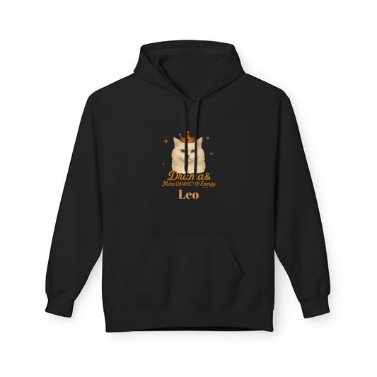 Leo Cat Drama & Main Character Energy Hoodie
