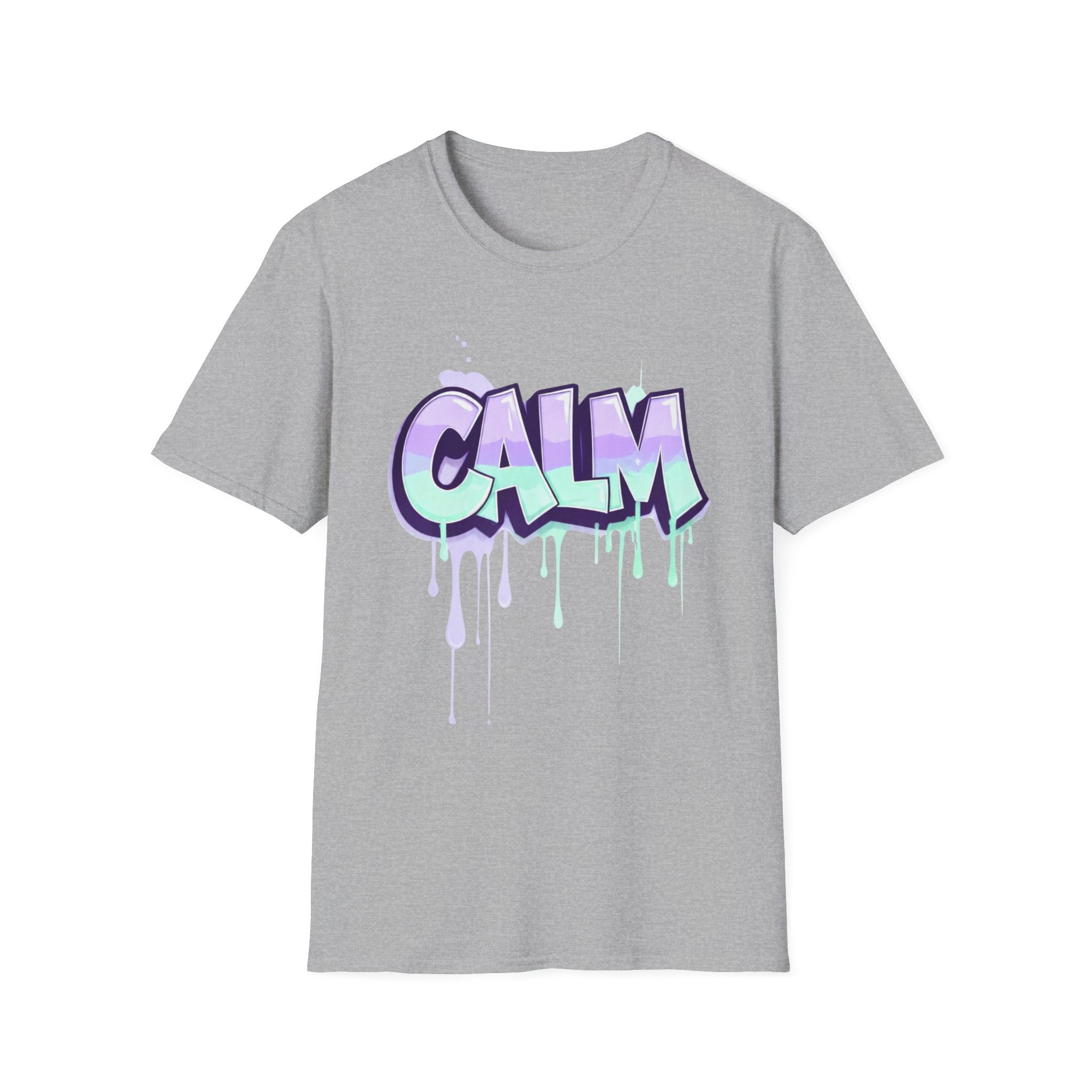 Calm Graffiti T-Shirt Ladies — Paint Drip Streetwear Tee