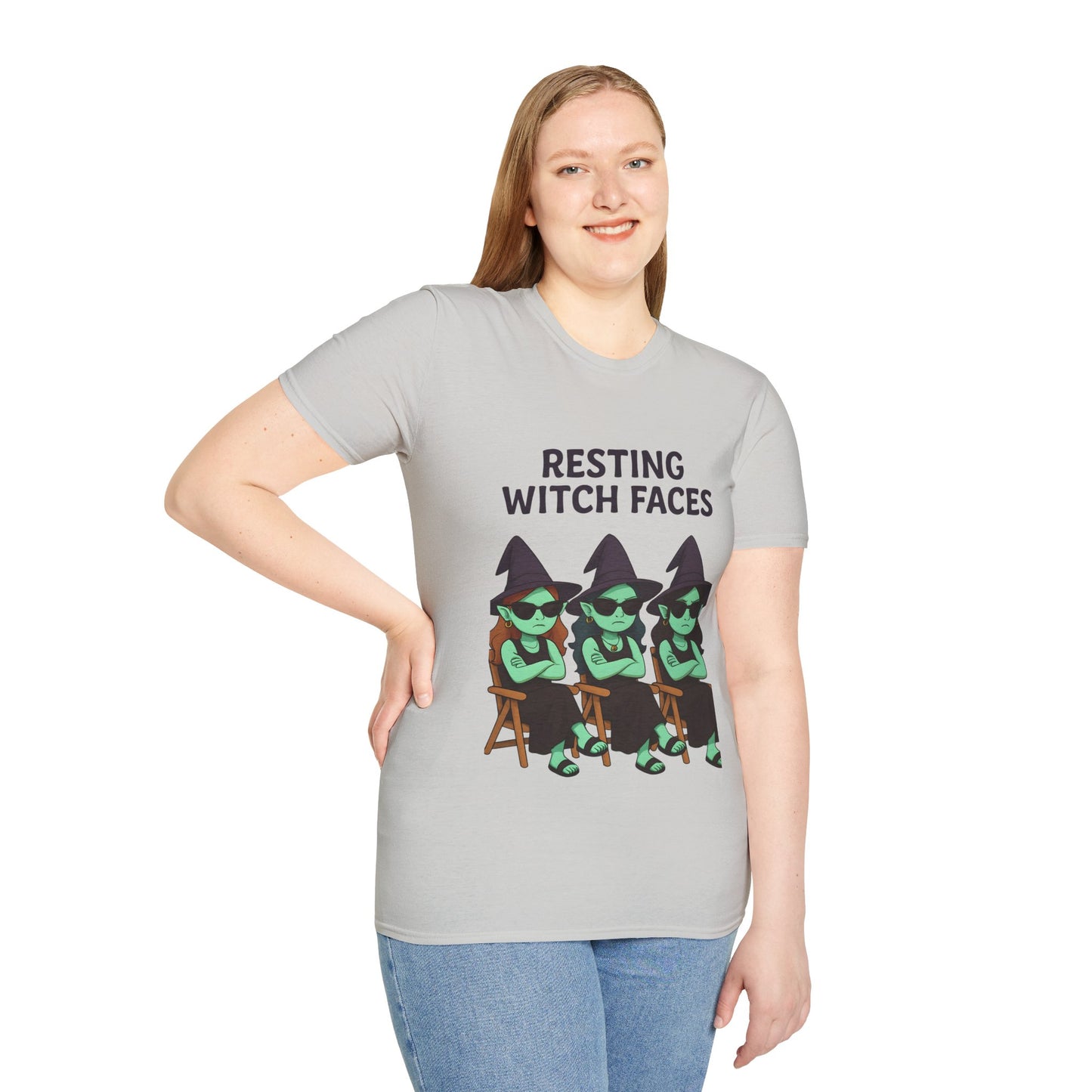 Resting Witch Faces Unisex Softstyle T-Shirt | Cute Halloween Tee, Witch Shirt, Gifts for Her, Spooky Season Apparel, Comfortable [...]