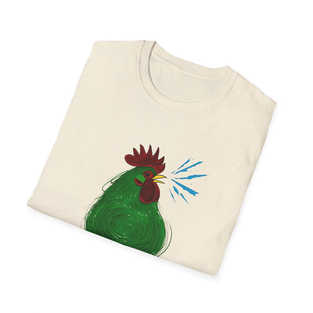 Funny Chicken Graphic T-Shirt, Humor Tee, Farm-Inspired Apparel