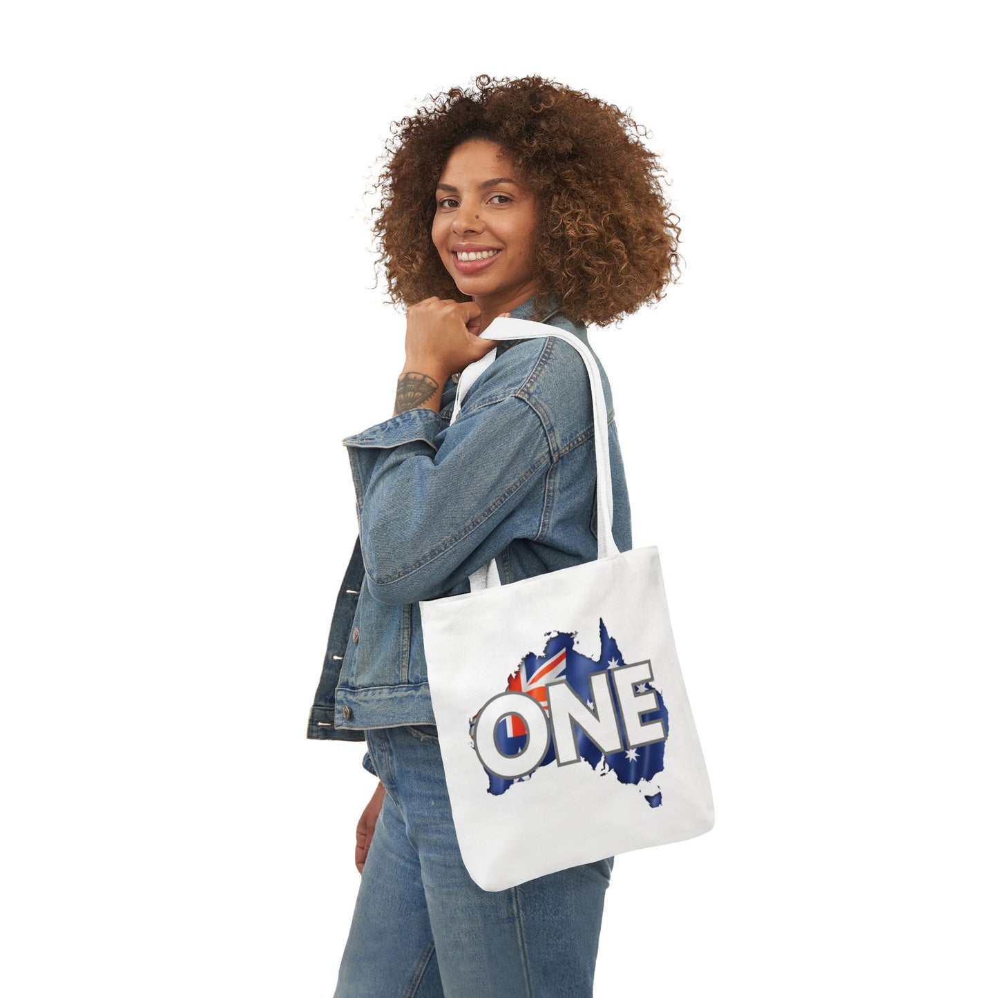 Australia Map 'ONE' Canvas Tote Bag — Patriotic Aussie Market Tote