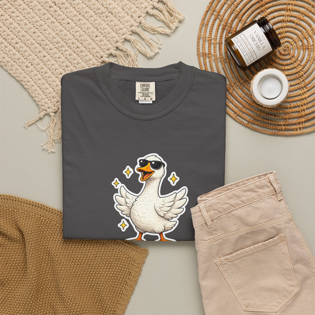 Confidence Goose T-Shirt — Funny Motivational Graphic Tee