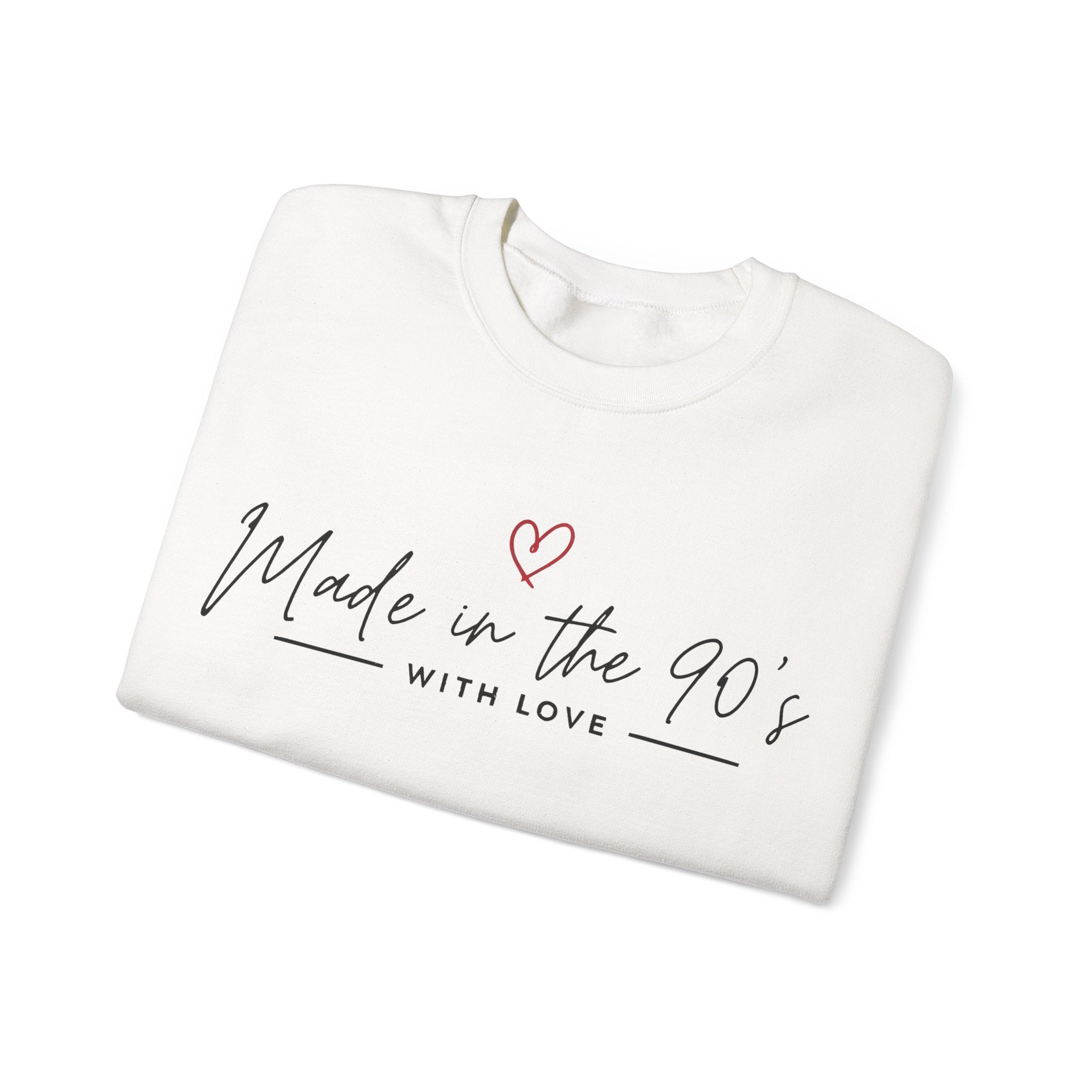 Made in the 90's Unisex Heavy Blend™ Crewneck Sweatshirt - Made in the 90's with love..