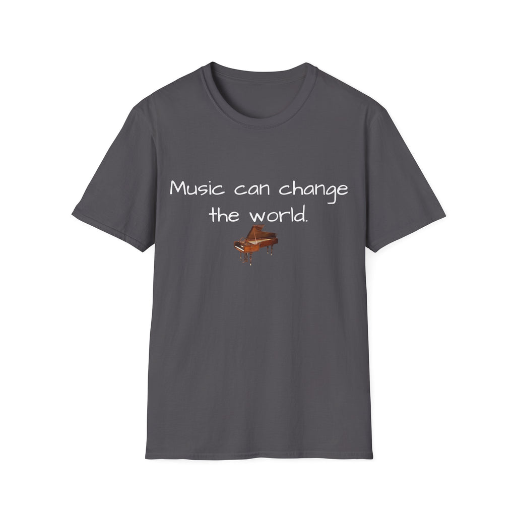Inspirational Quote Tee, Unisex Softstyle T-Shirt, Music Lover Gift, Casual Wear
