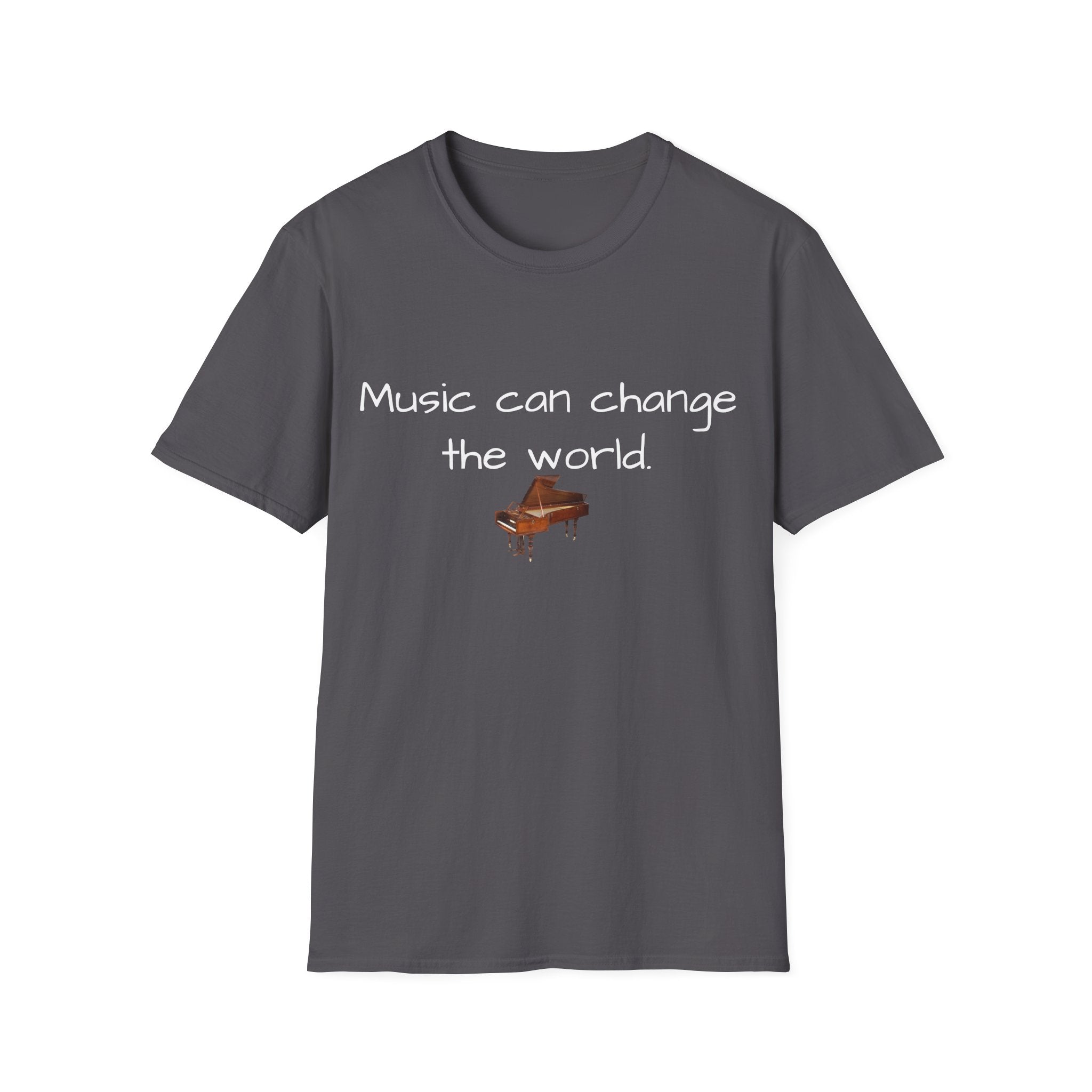 Inspirational Quote Tee, Unisex Softstyle T-Shirt, Music Lover Gift, Casual Wear