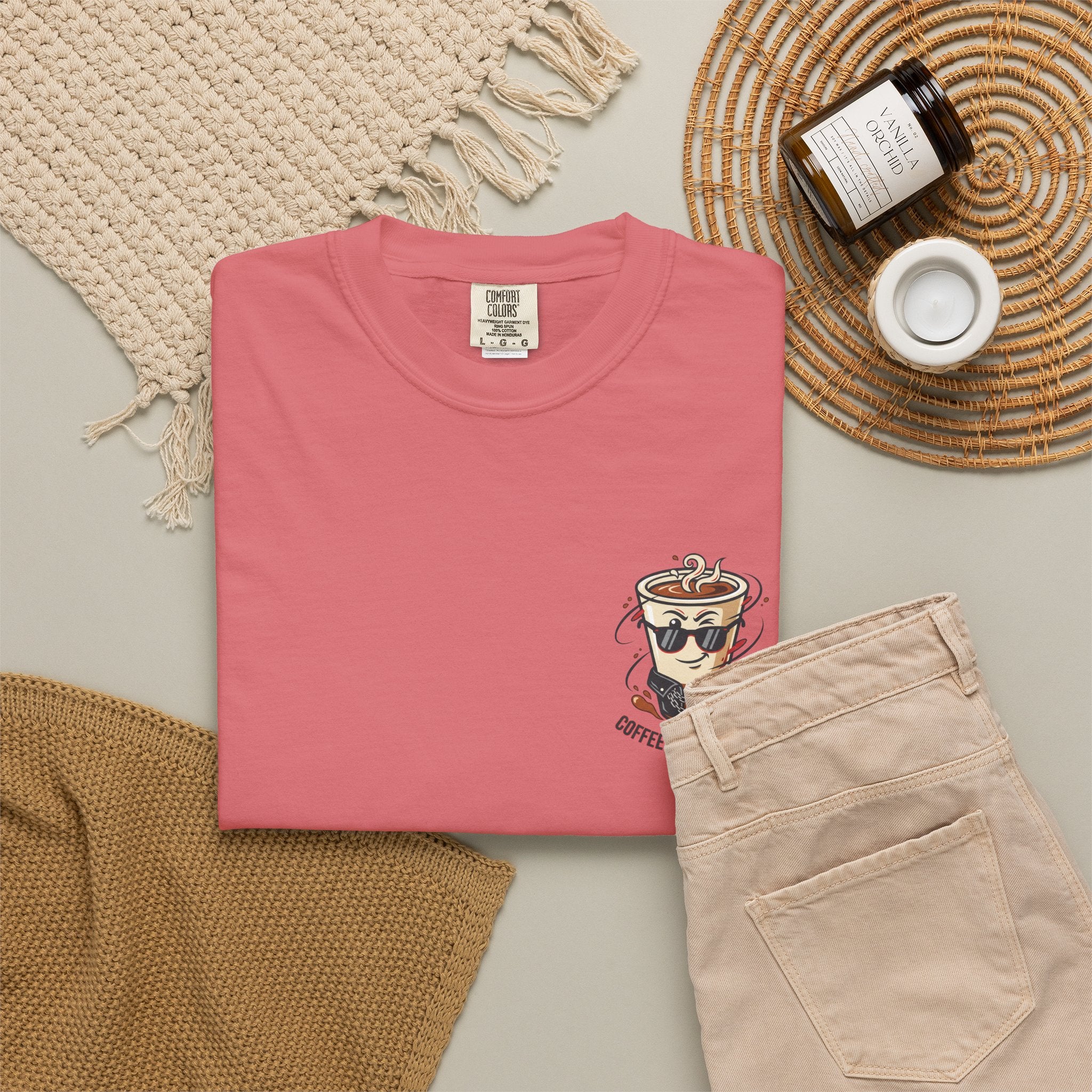 Running on Coffee & Attitude Mum T-Shirt