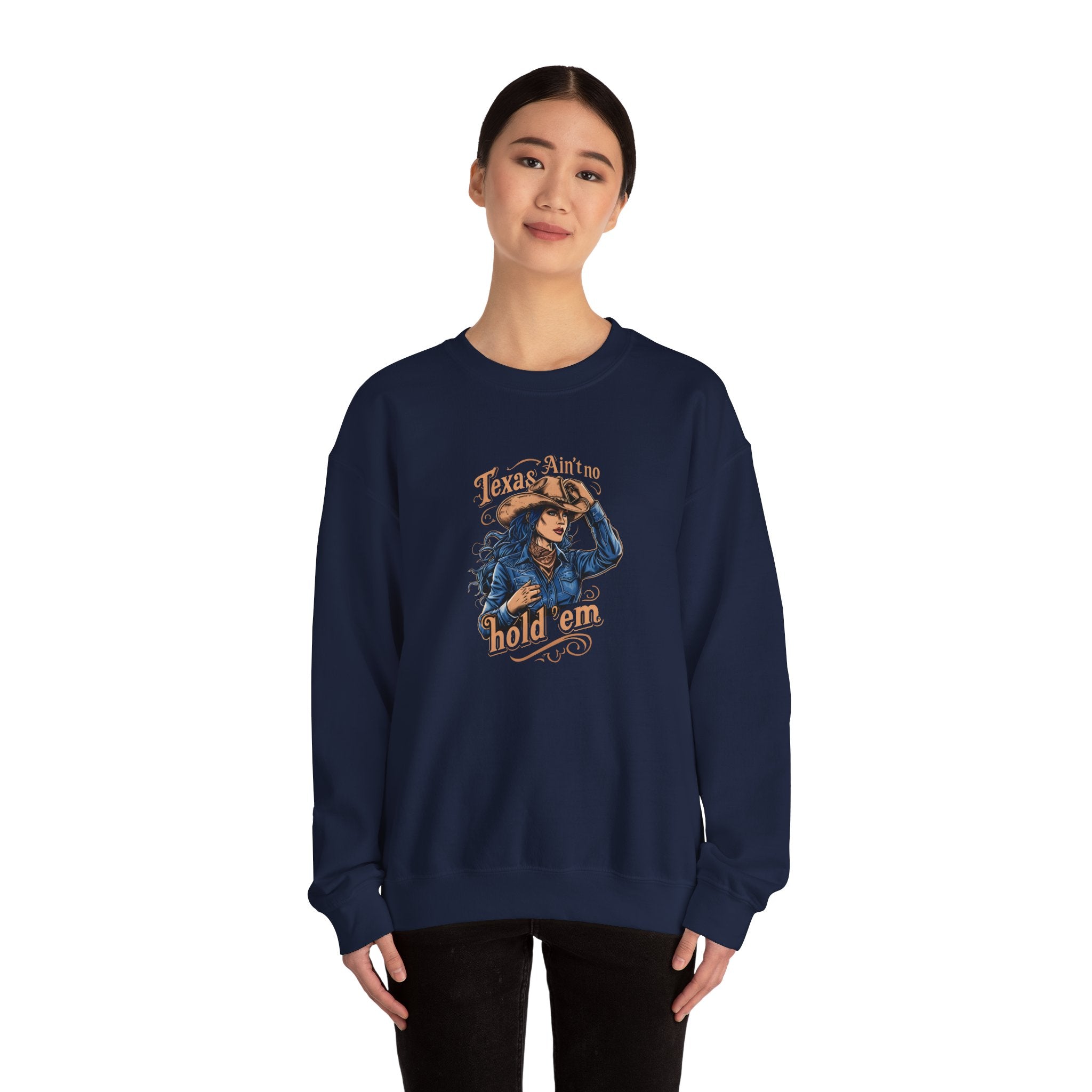Texas Hold em Sweatshirt - Unisex Heavy Blend Crewneck