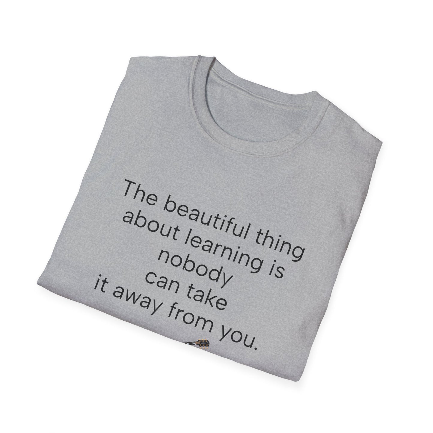 Inspirational Guitar Quote T-Shirt, Unisex Softstyle Shirt, Music Lover Gift