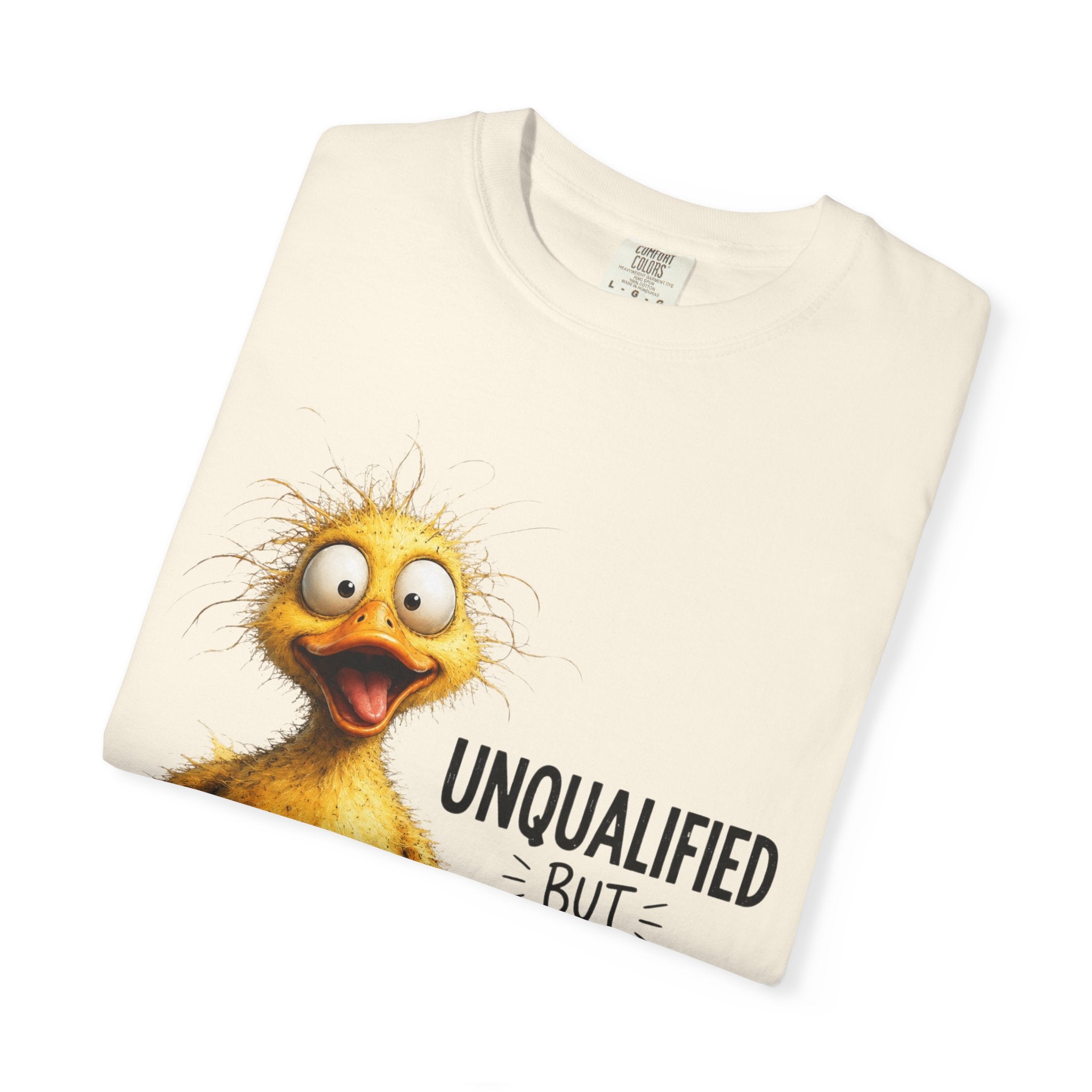 Unqualified But Enthusiastic Duck Graphic Tee