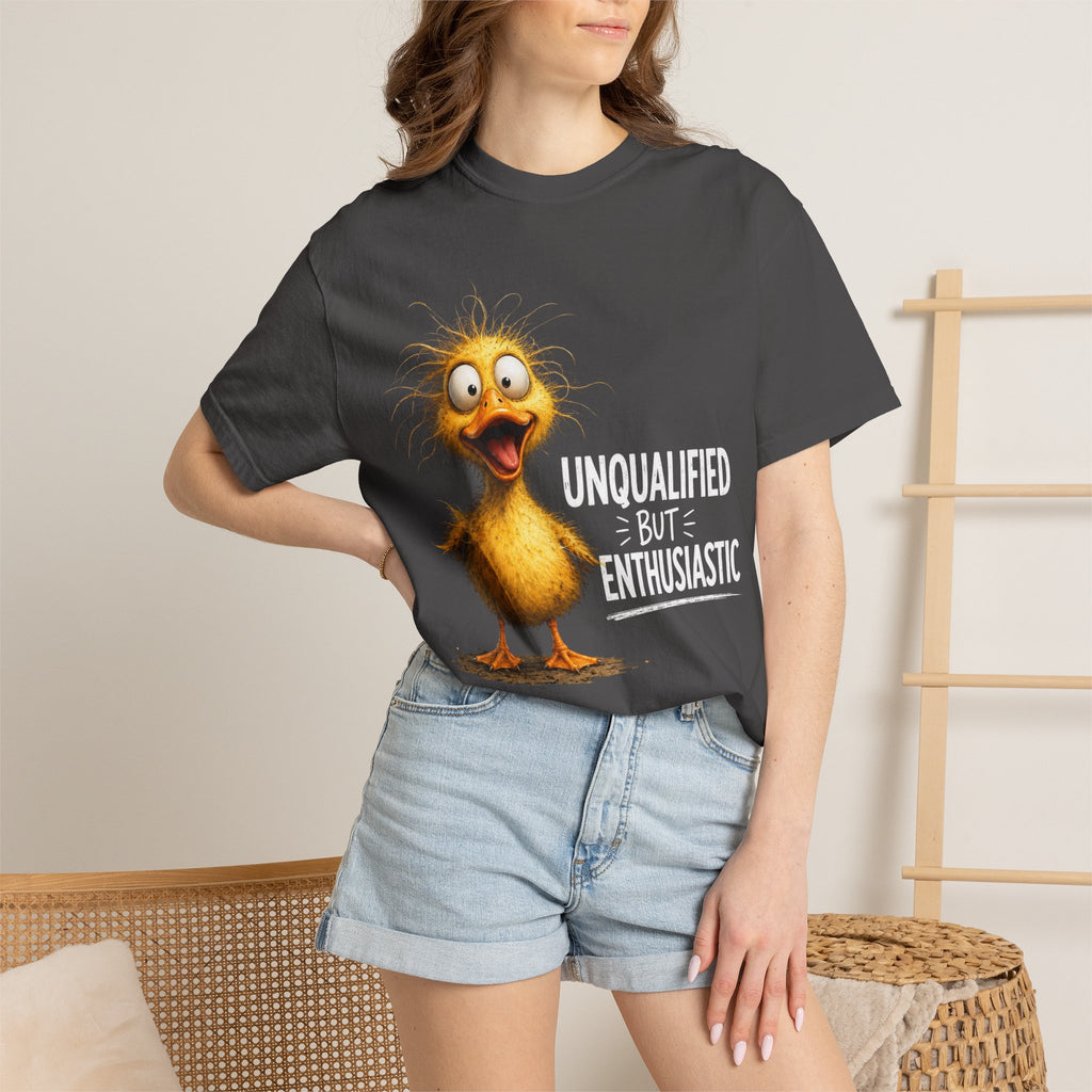 Unqualified But Enthusiastic Duck Graphic Tee