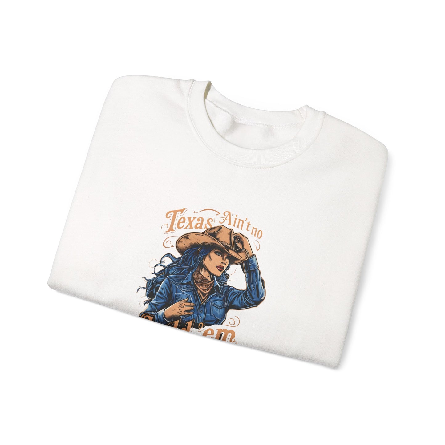 Texas Hold em Sweatshirt - Unisex Heavy Blend Crewneck