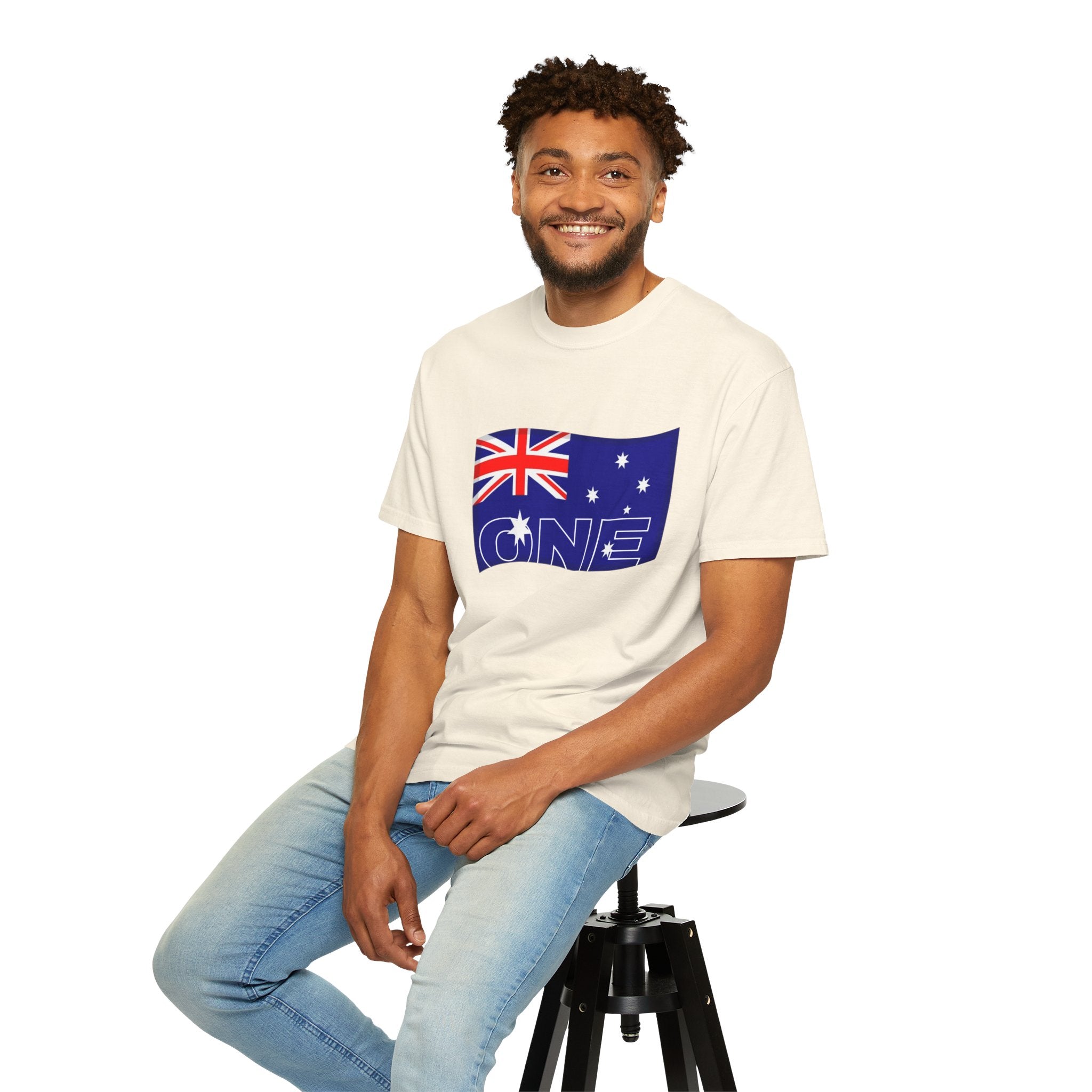 Australia Flag "One" Graphic T-Shirt