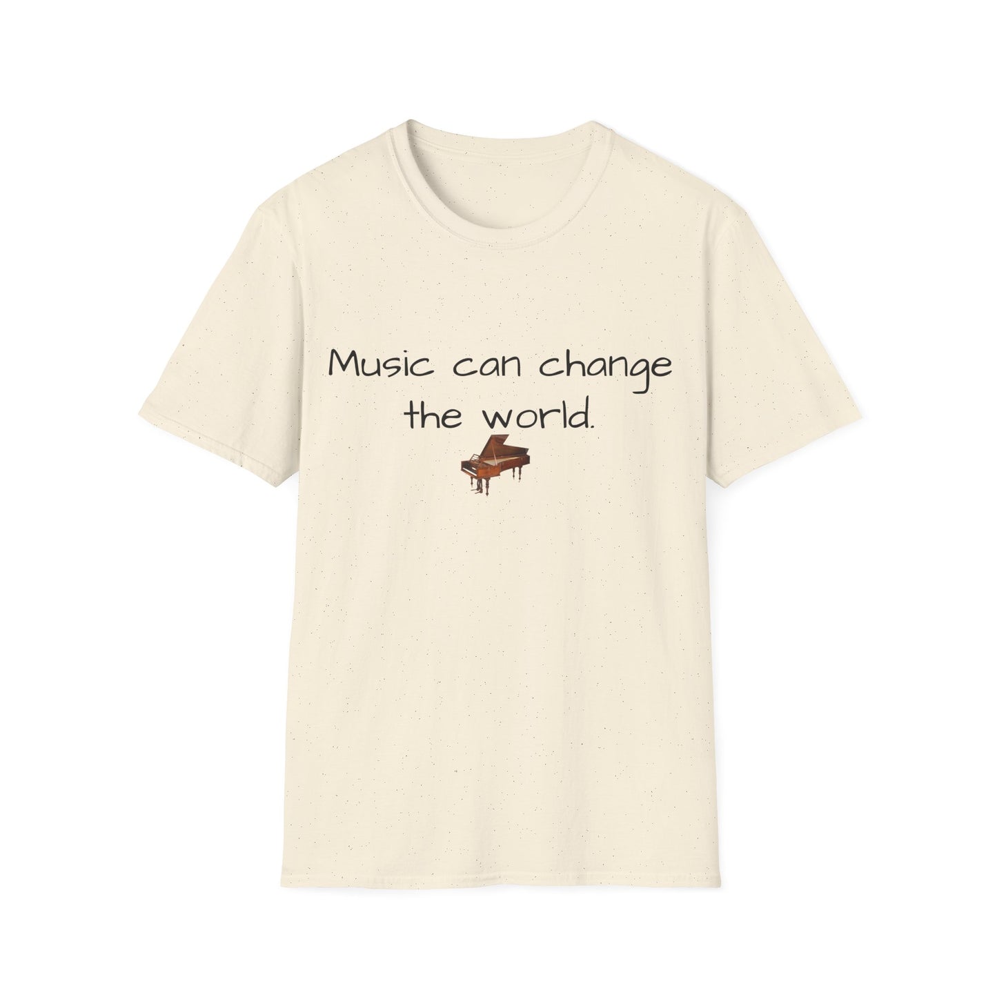 Inspirational Quote Tee, Unisex Softstyle T-Shirt, Music Lover Gift, Casual Wear