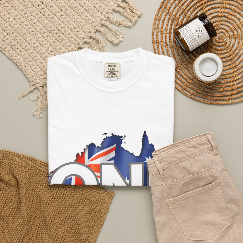 ONE Australia Unity T-Shirt — Aussie Flag Map Graphic Tee