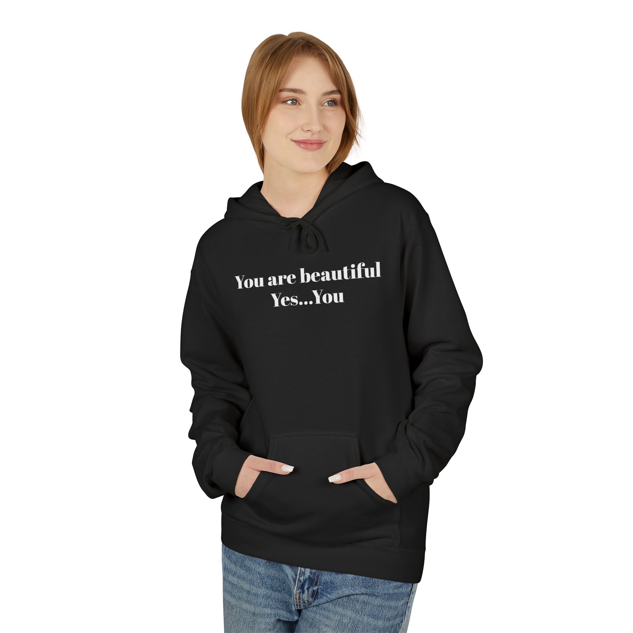 Positive Vibes Unisex Hoodie - You Are Beautiful, Happiness Ahead Sweatshirt, Inspirational Gift, Self-Love Apparel, Cozy Comfort