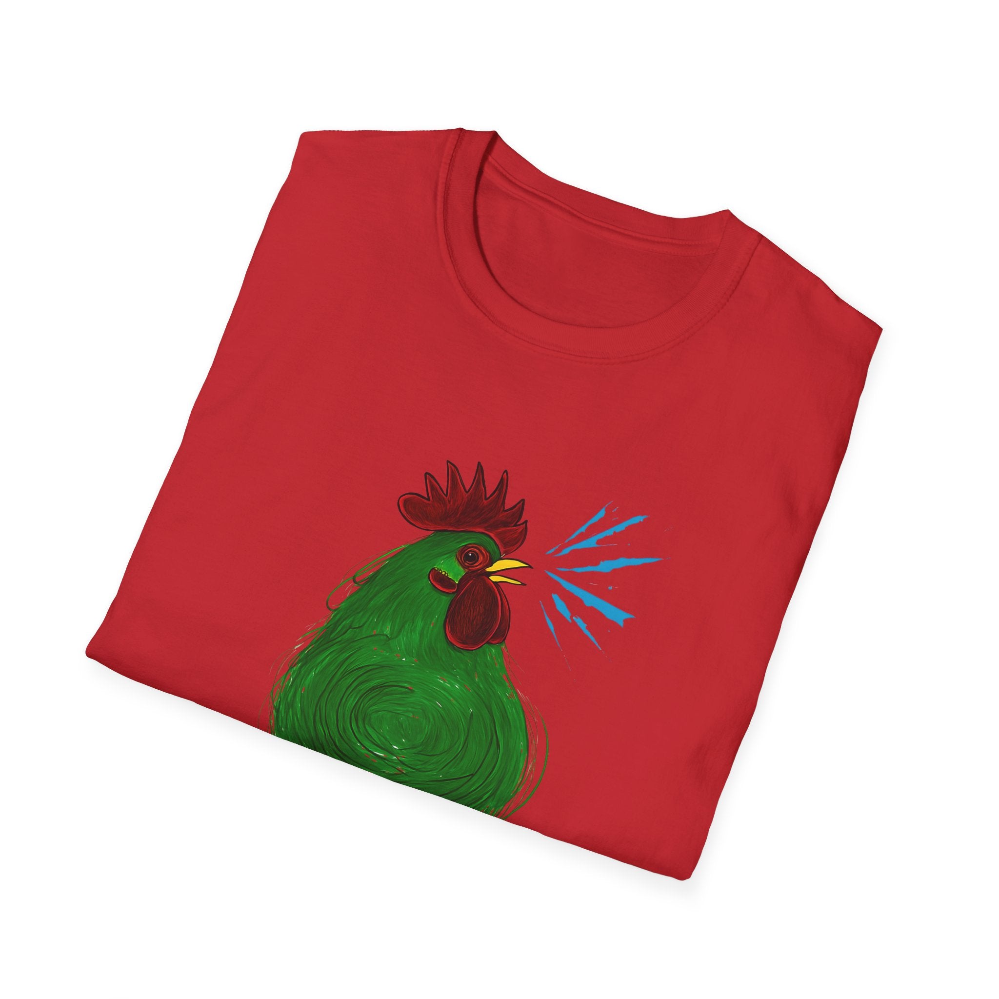 Funny Chicken Graphic T-Shirt, Humor Tee, Farm-Inspired Apparel, Gift for Chicken Lovers, Meme Shirt, Casual Wear