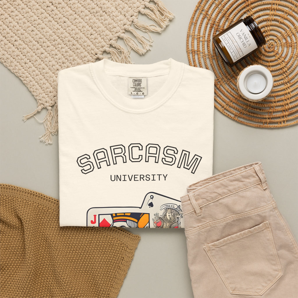 Sarcasm University, Whimsical Jackass Graphic Unisex T-Shirt, Gift for that special Jackass in your life