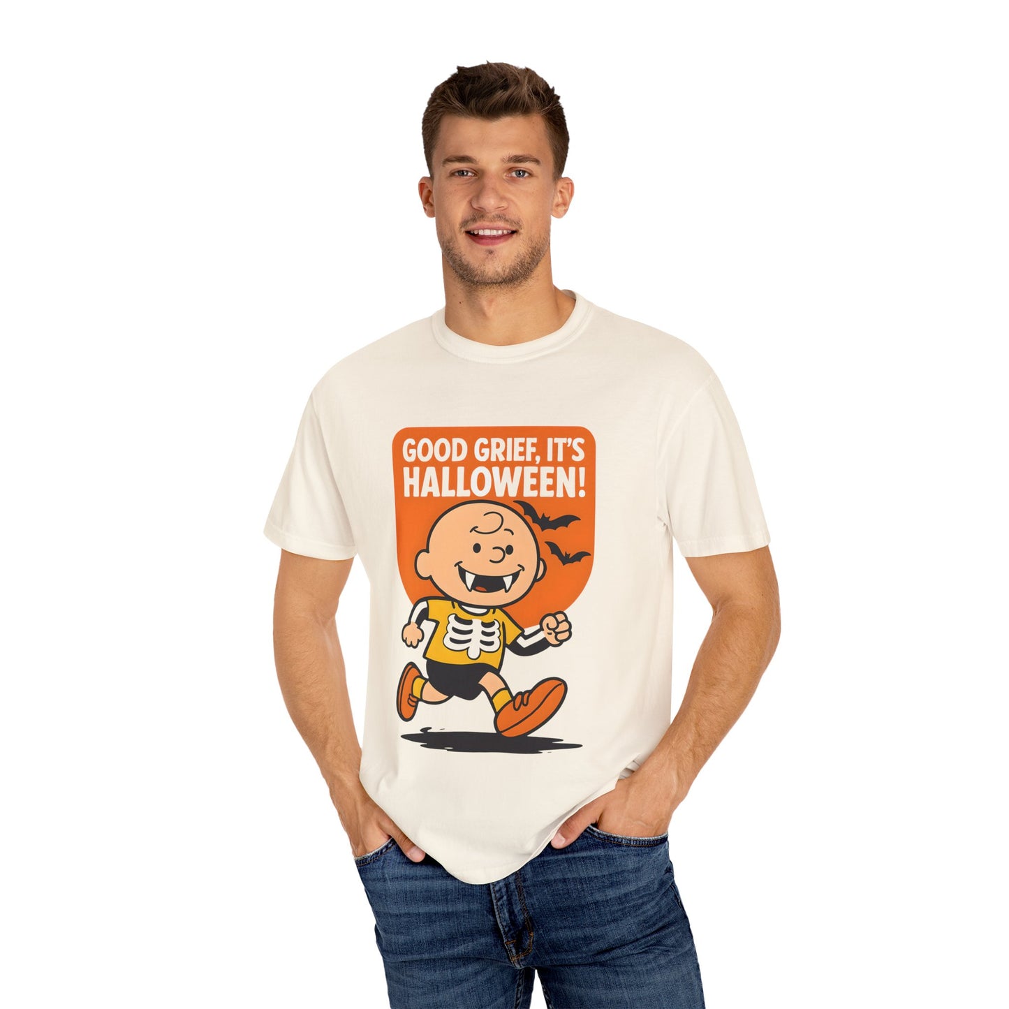 Halloween Charlie Unisex T-shirt - Good Grief Design