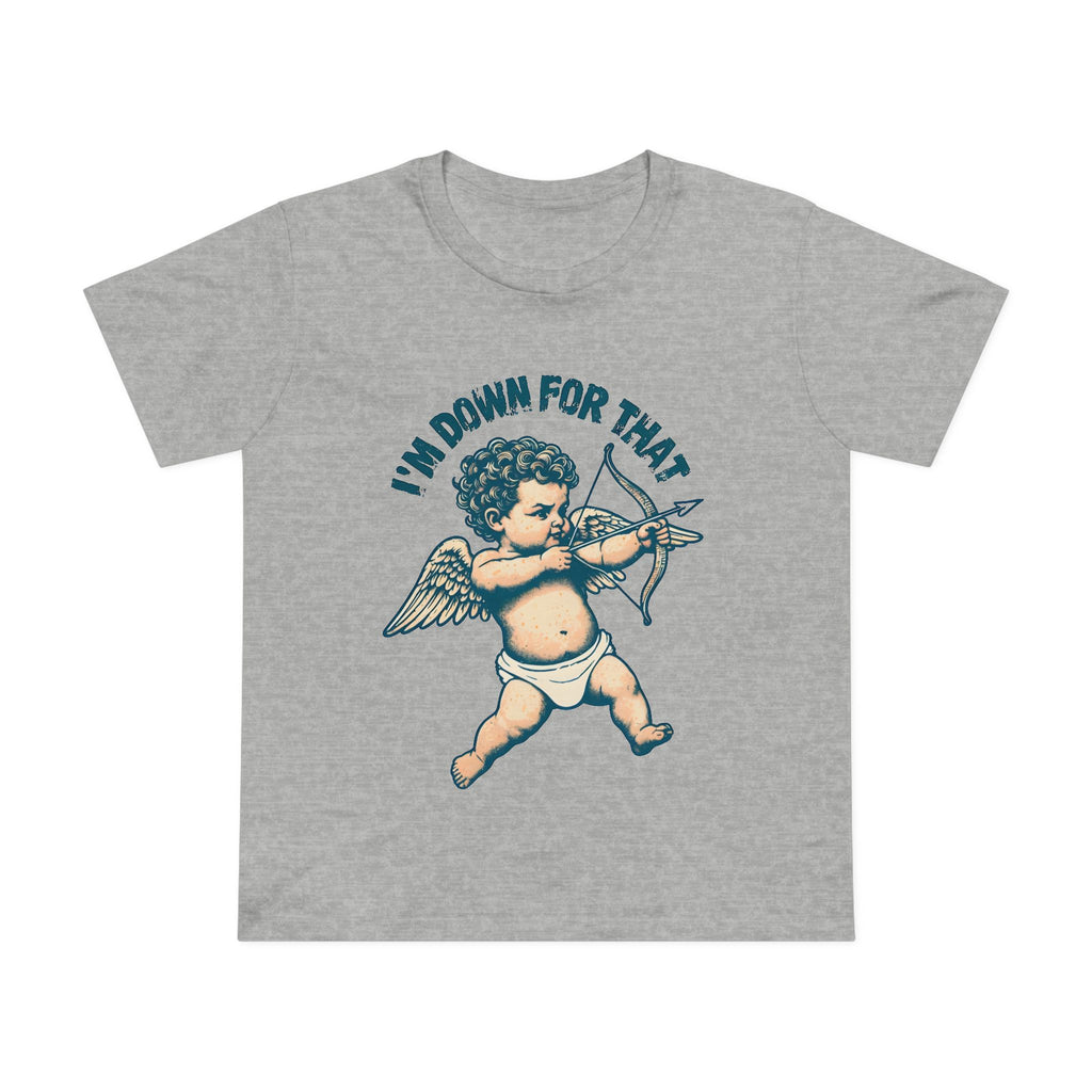 Maple Tee, Valentines Day Women's, Cupid Graphic, Cute Valentines Tee