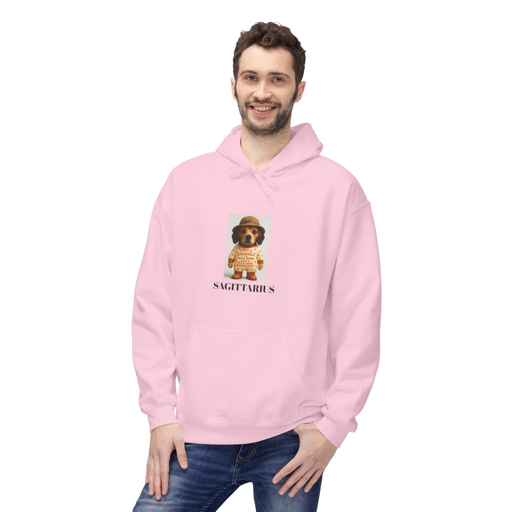 Sagittarius Wanderlust Hoodie, Dog Explorer Sweatshirt